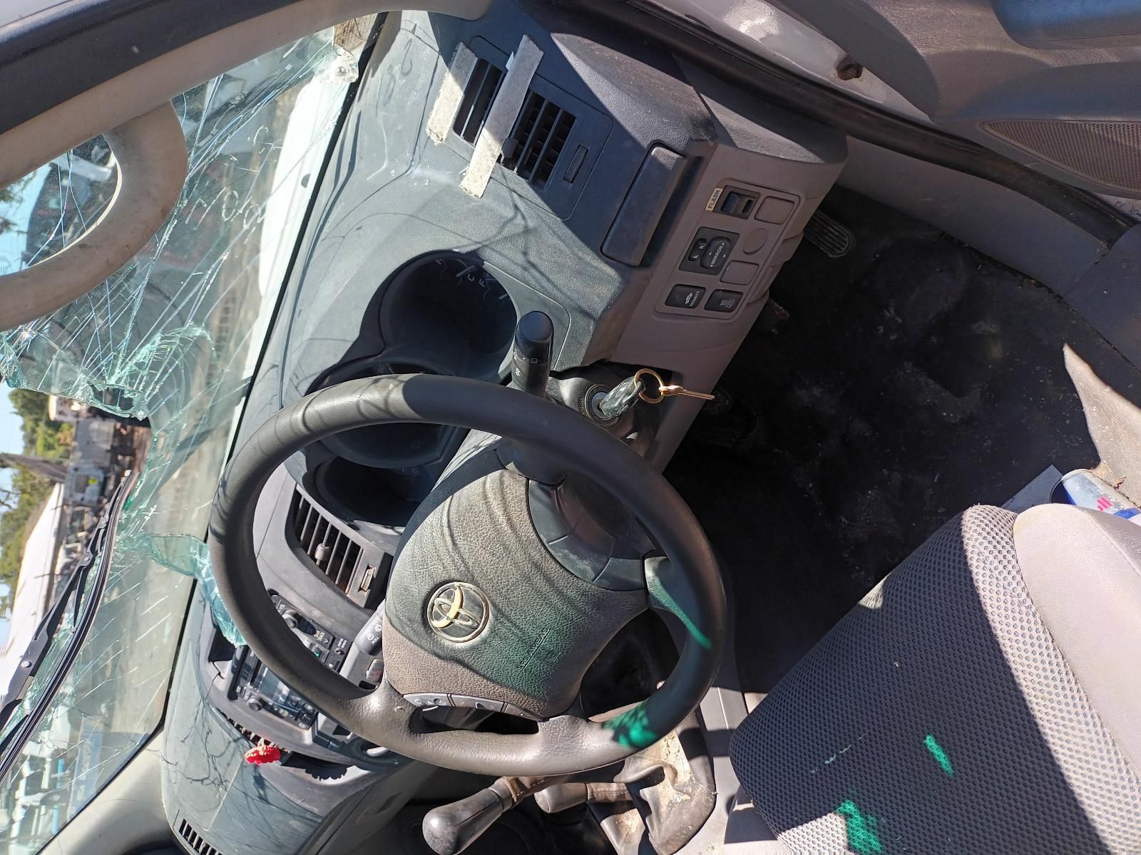 The Inside of a Car with a Broken Windshield and Steering Wheel — South West 4WD Wreckers in Harristown, QLD