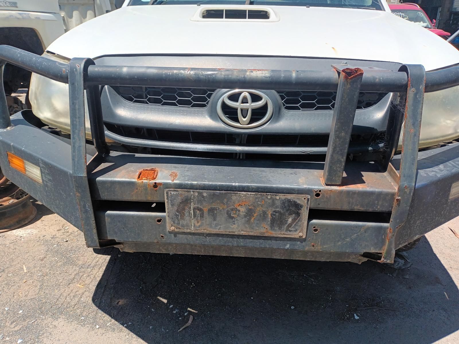 The Front of a Toyota Truck with a License Plate — South West 4WD Wreckers in Harristown, QLD