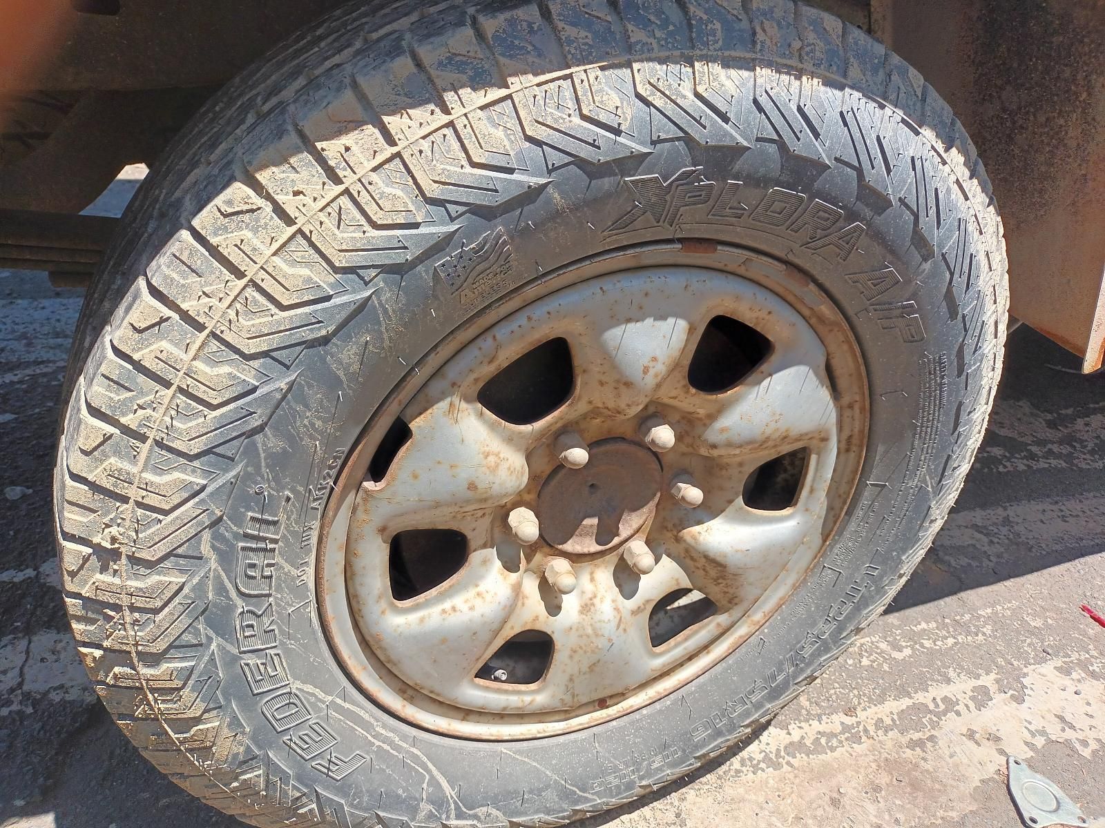 A Close Up of a Tire on a Car Wheel — South West 4WD Wreckers in Harristown, QLD