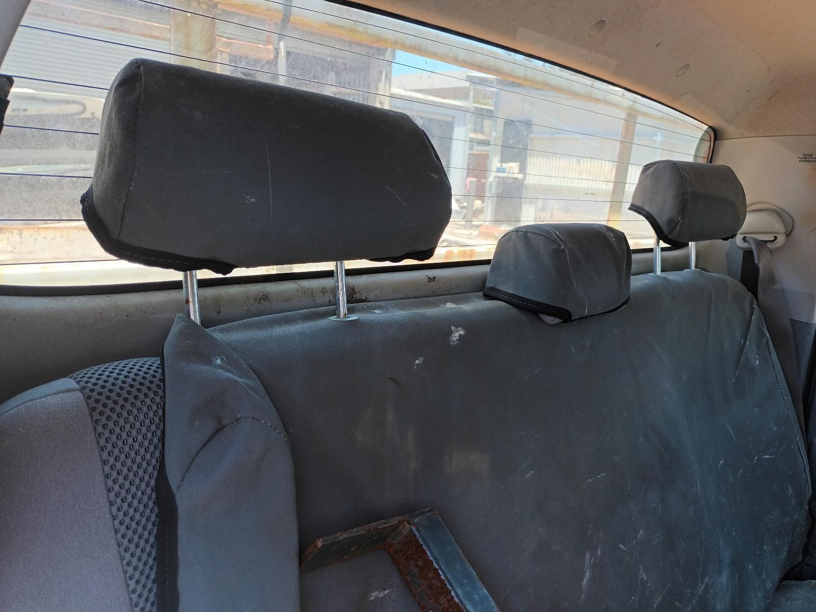 The Back Seat of a Car with Headrests and Seat Covers — South West 4WD Wreckers in Harristown, QLD