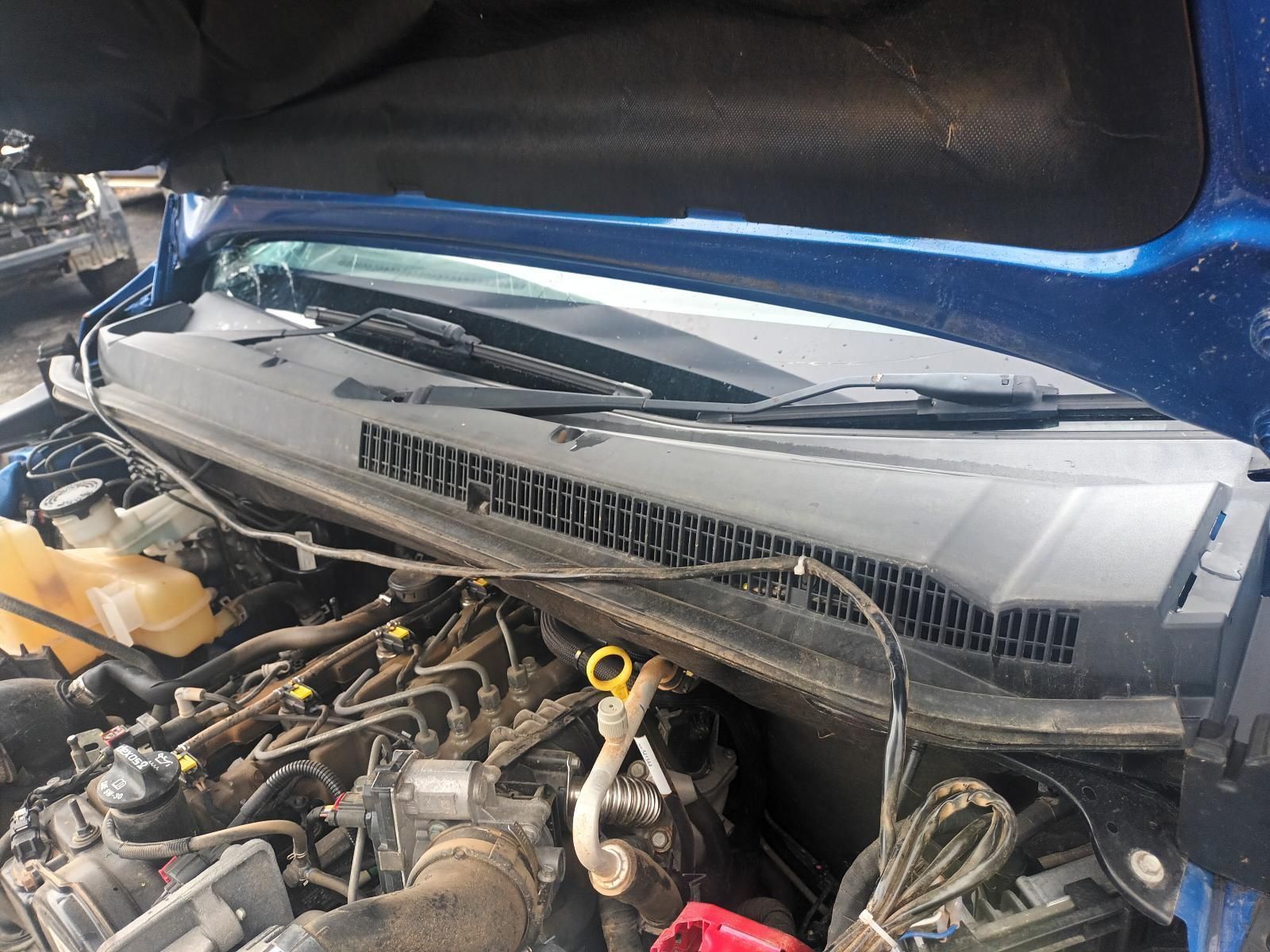 The Hood of a Blue Car is Open and the Engine is Visible — South West 4WD Wreckers In Brisbane, QLD