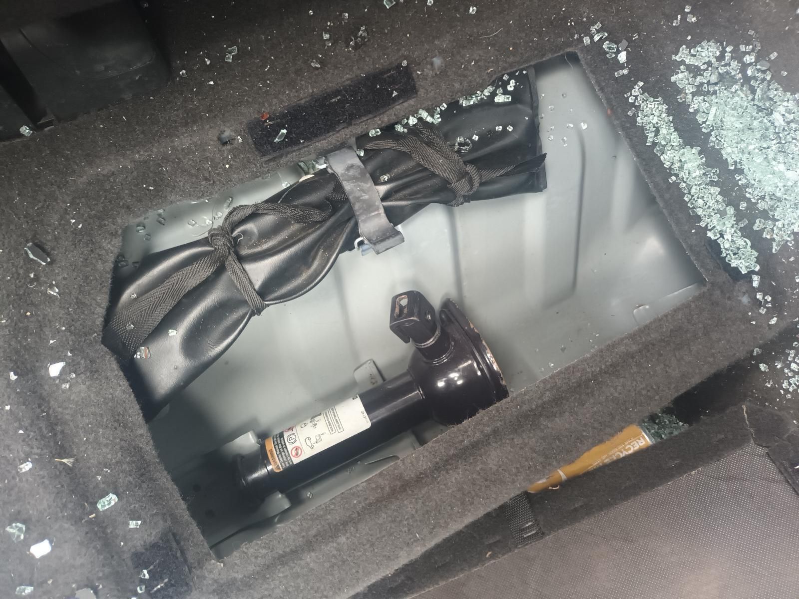 A Jack is Sitting in the Trunk of a Car — South West 4WD Wreckers In Brisbane, QLD