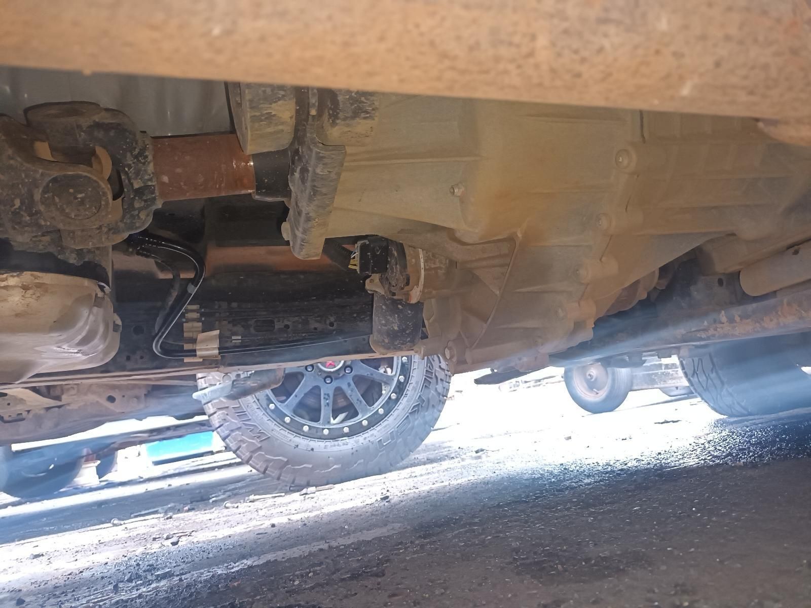A Close Up of the Underside of a Truck Parked on the Side of the Road — South West 4WD Wreckers In Brisbane, QLD