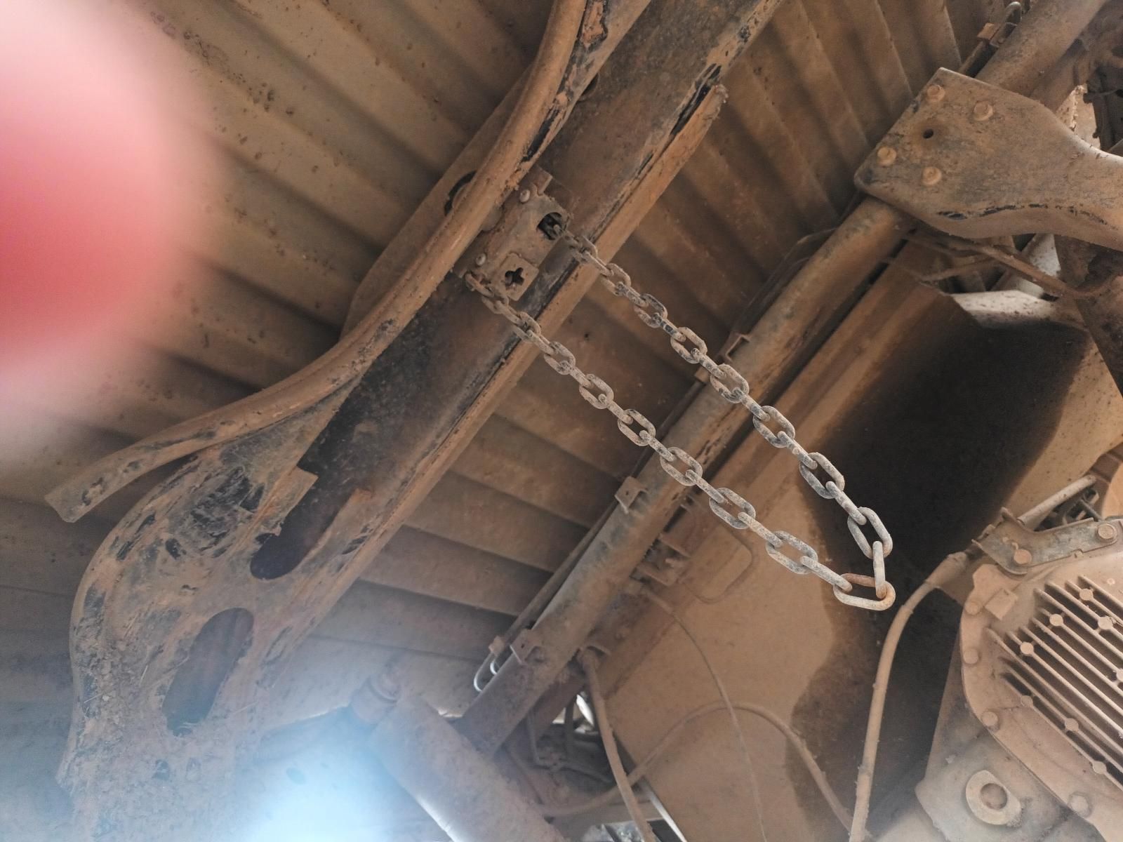 A Chain is Hanging from the Ceiling of a Vehicle — South West 4WD Wreckers In Brisbane, QLD