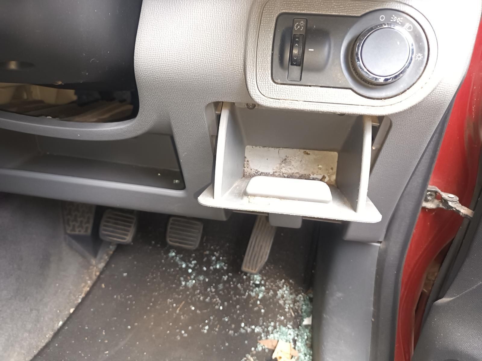 The Inside of a Car with a Broken Glass Dashboard — South West 4WD Wreckers In Brisbane, QLD