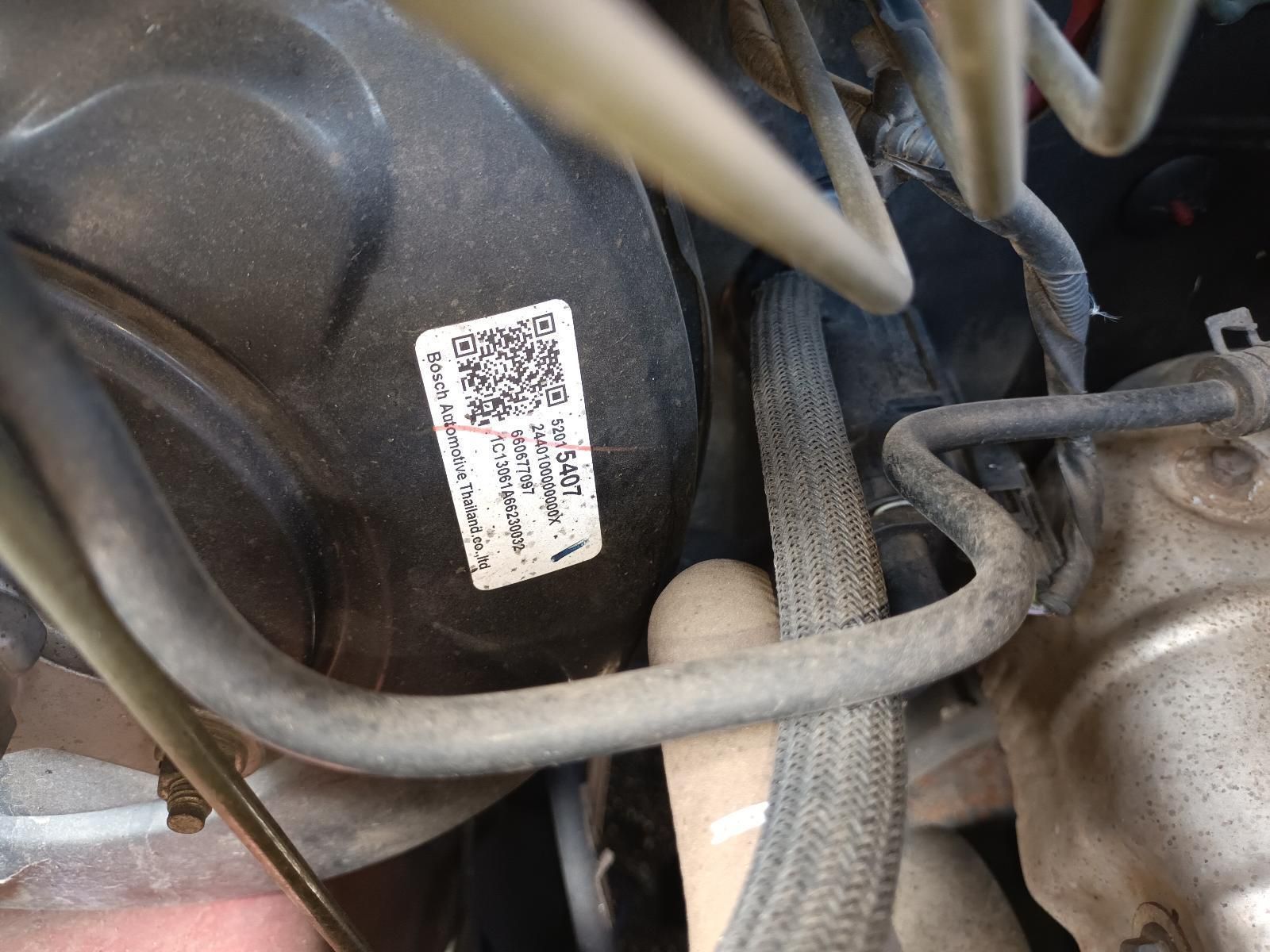 A Close Up of a Brake Booster with a QR Code on It — South West 4WD Wreckers In Brisbane, QLD