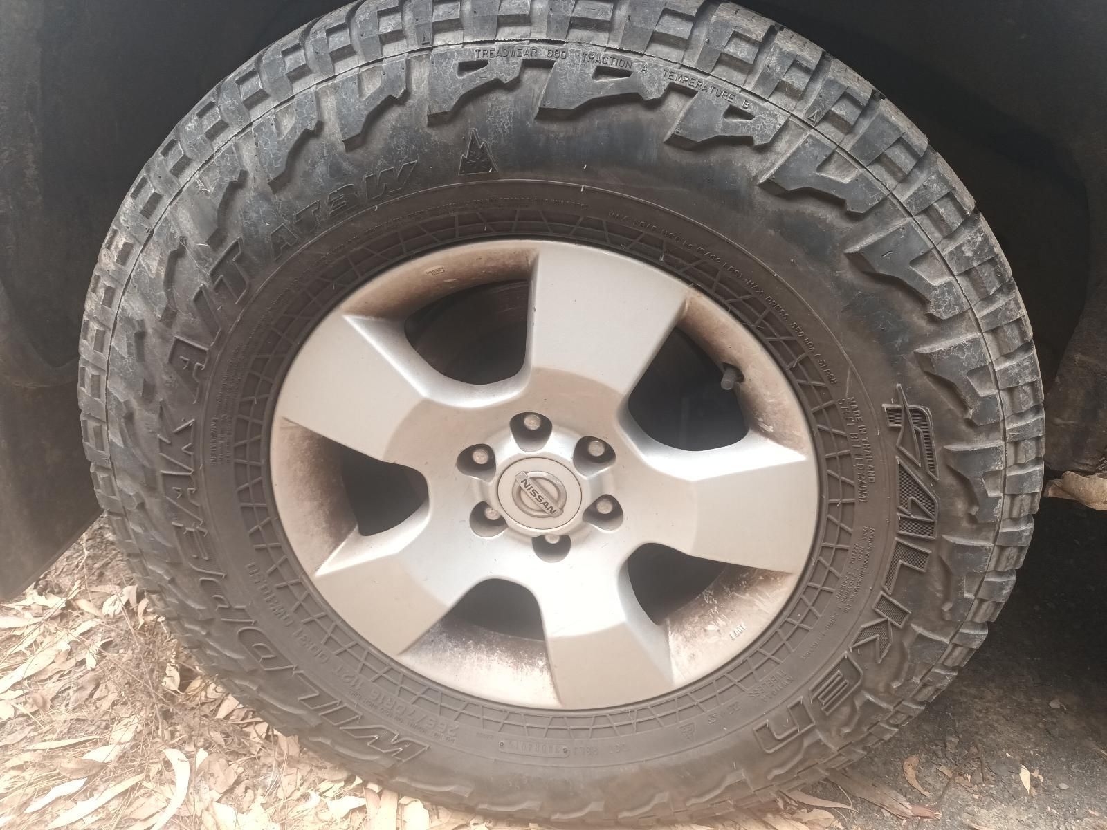 A Close Up of a Tire on a Nissan Truck — South West 4WD Wreckers In Brisbane, QLD
