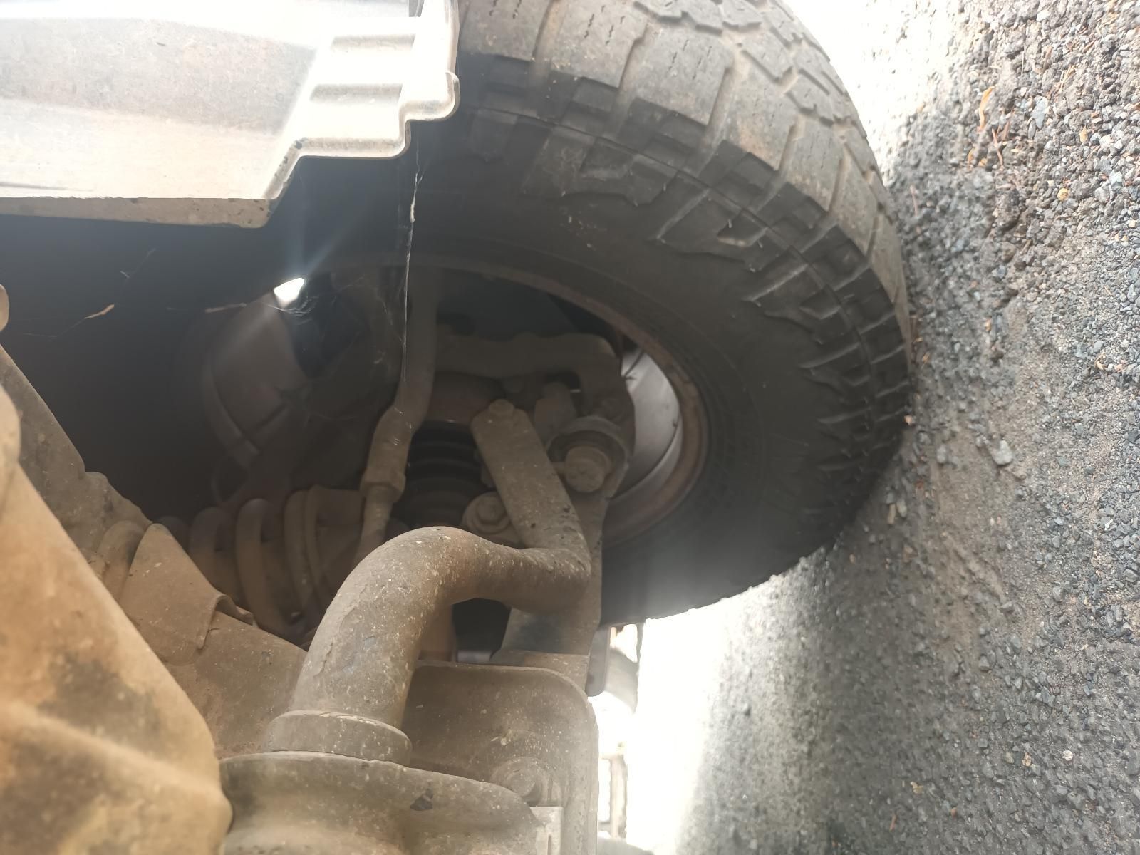 A Close Up of a Tire on a Car on the Ground — South West 4WD Wreckers In Brisbane, QLD