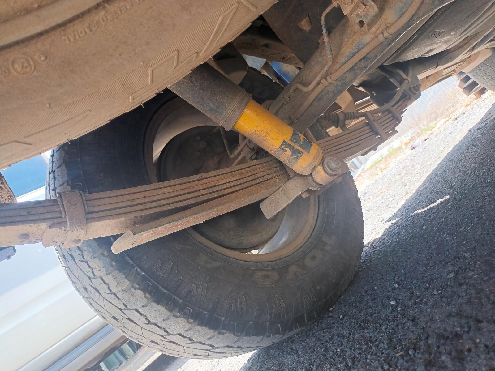 A Close Up of a Shock Absorber on the Underside of a Truck — South West 4WD Wreckers In Brisbane, QLD