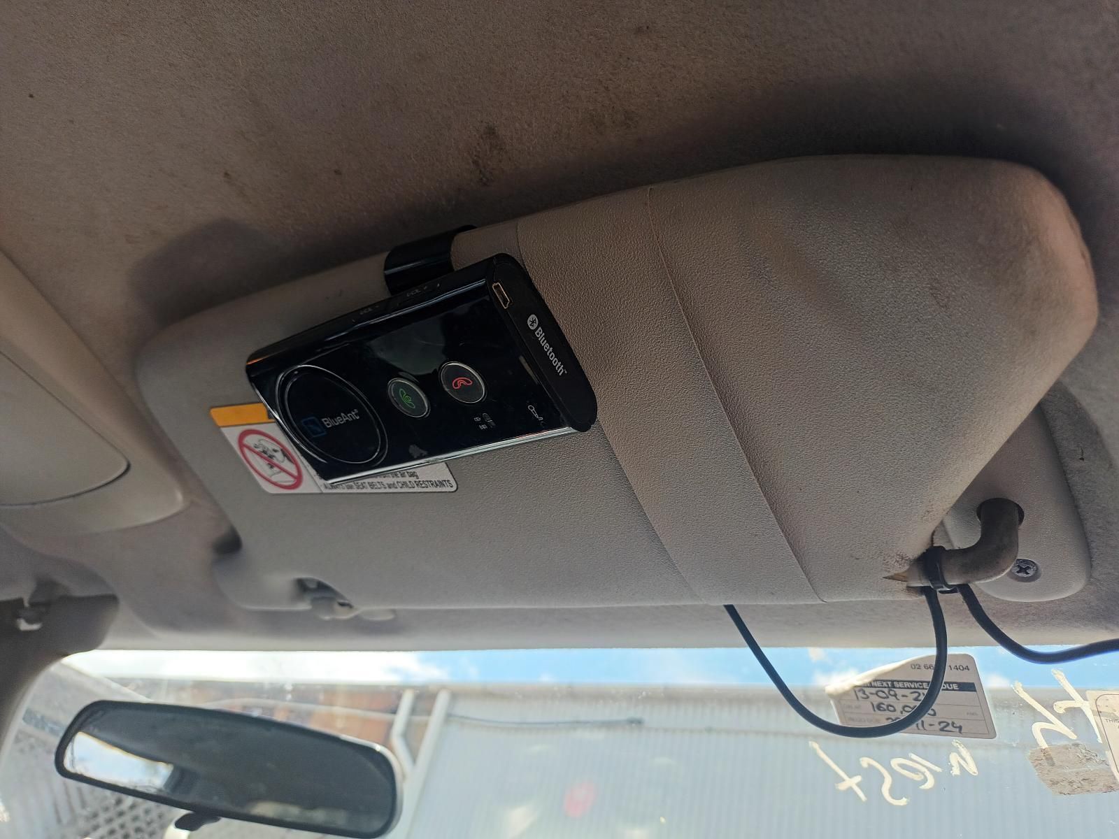 A Car Visor with a Bluetooth Device Attached to It — South West 4WD Wreckers In Brisbane, QLD