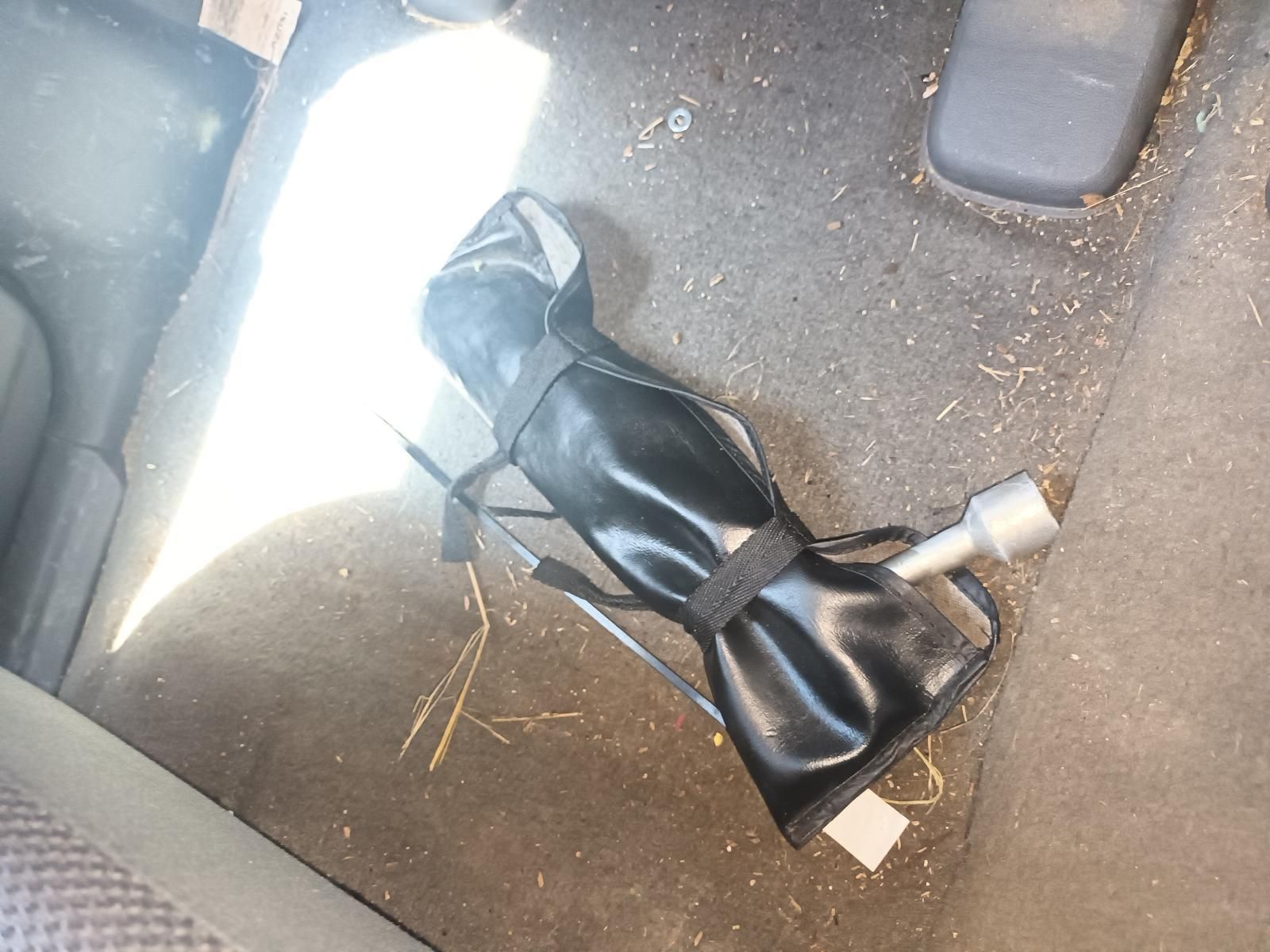 A Tool Bag is Sitting on the Floor of a Car — South West 4WD Wreckers in Harristown, QLD