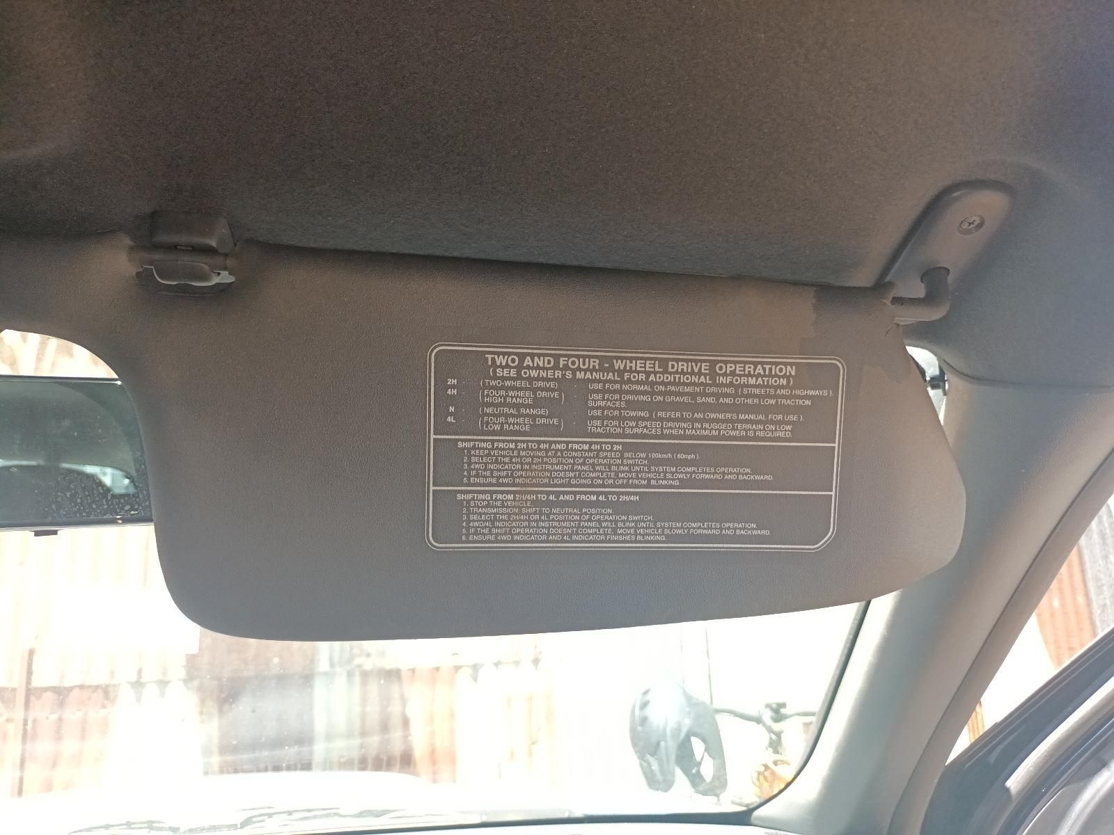 A Sun Visor is Attached to the Roof of a Car — South West 4WD Wreckers in Harristown, QLD