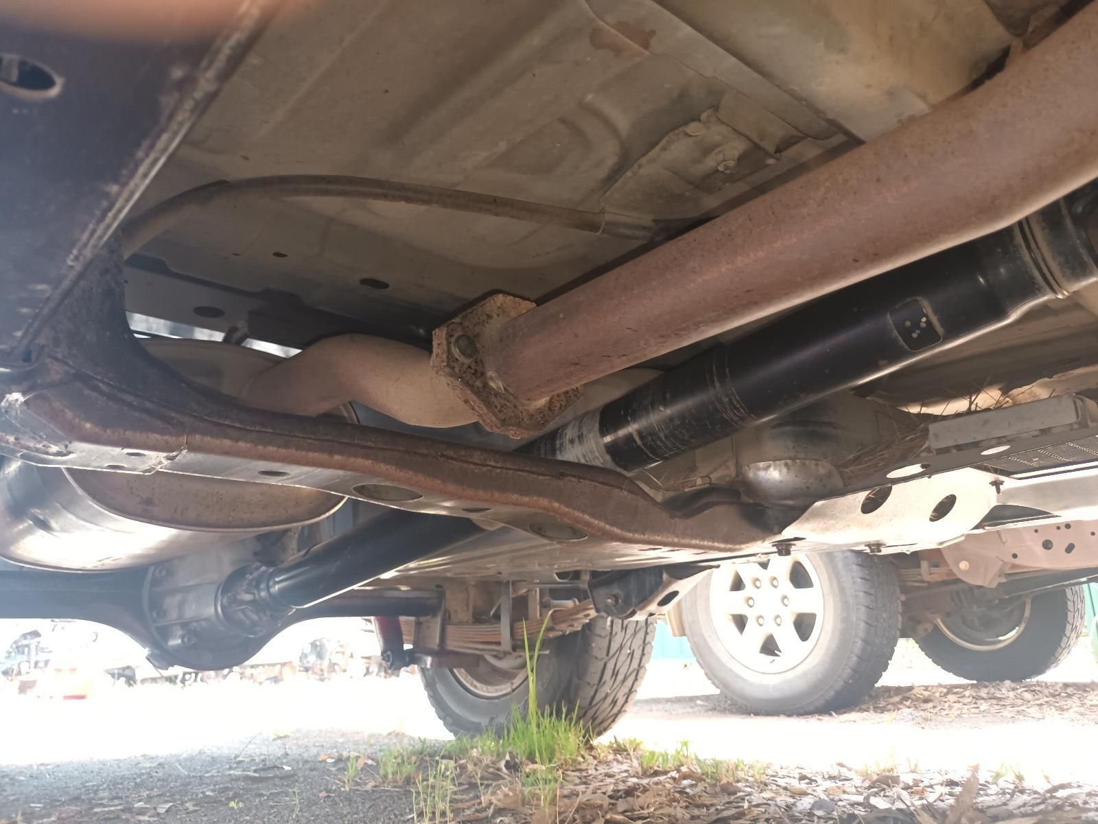 The Underside of a Car with the Exhaust Pipes Visible — South West 4WD Wreckers in Harristown, QLD