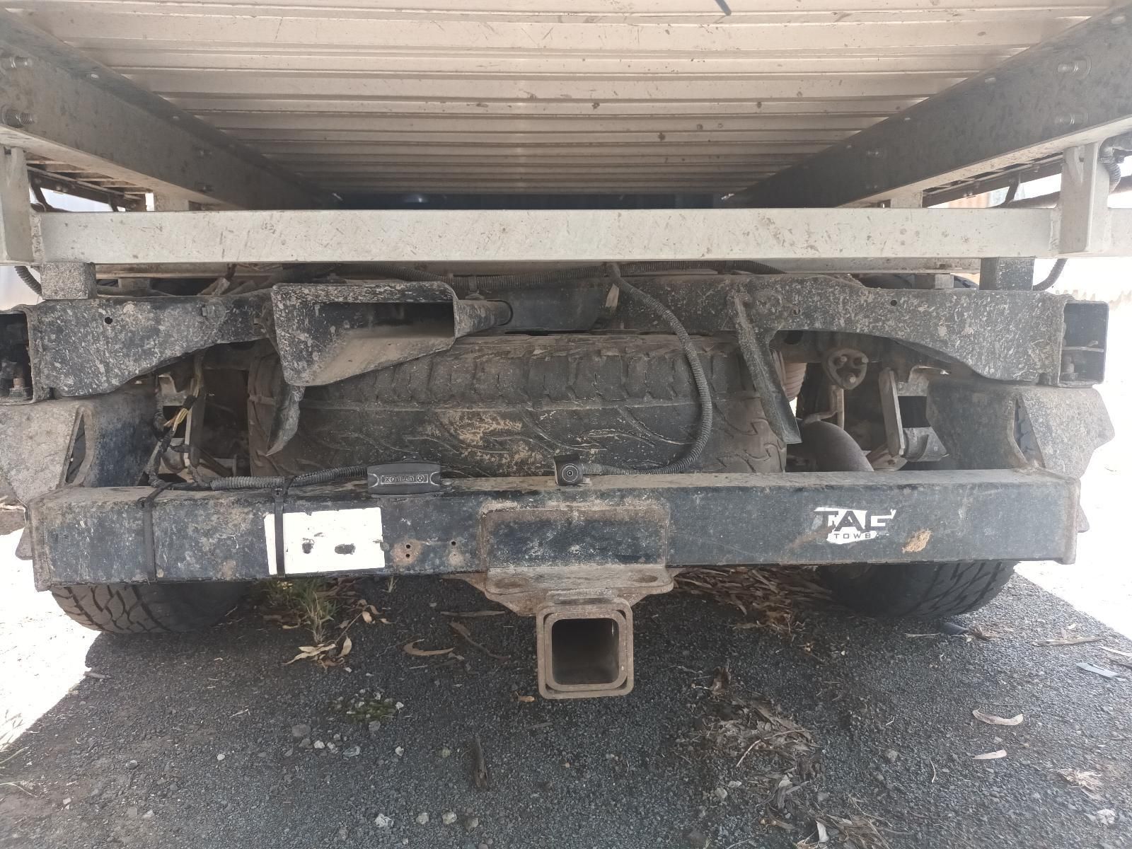 The Back of a Truck with a Trailer Attached to It — South West 4WD Wreckers in Harristown, QLD