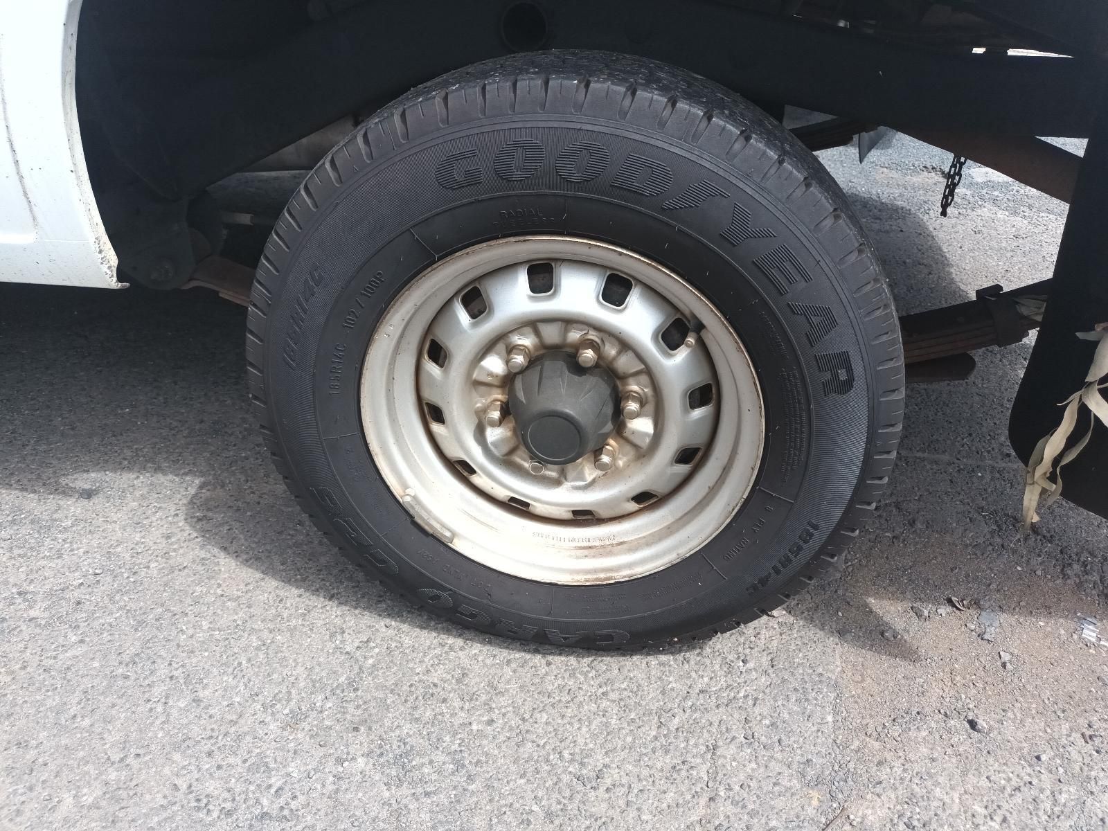 A Close Up of a Tire on a White Truck — South West 4WD Wreckers in Harristown, QLD