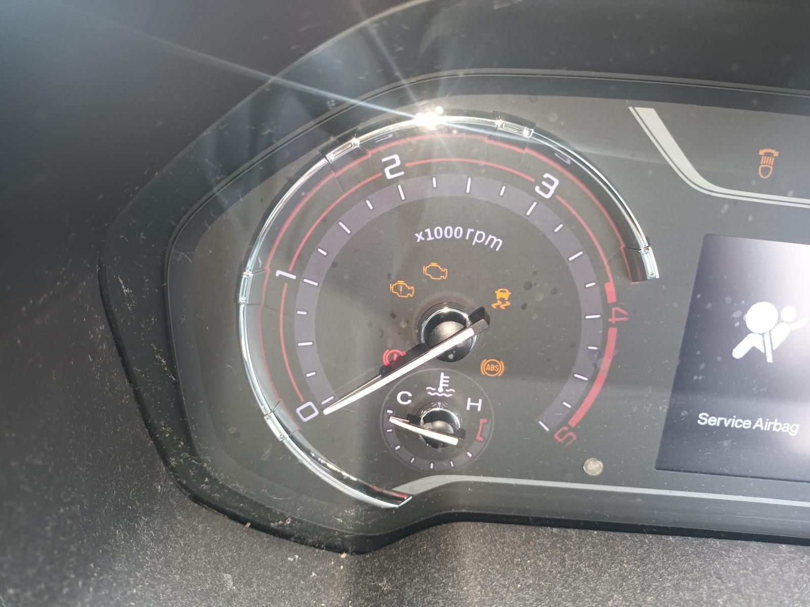 A Close Up of a Car Dashboard with a Speedometer and Airbag Warning — South West 4WD Wreckers In Brisbane, QLD