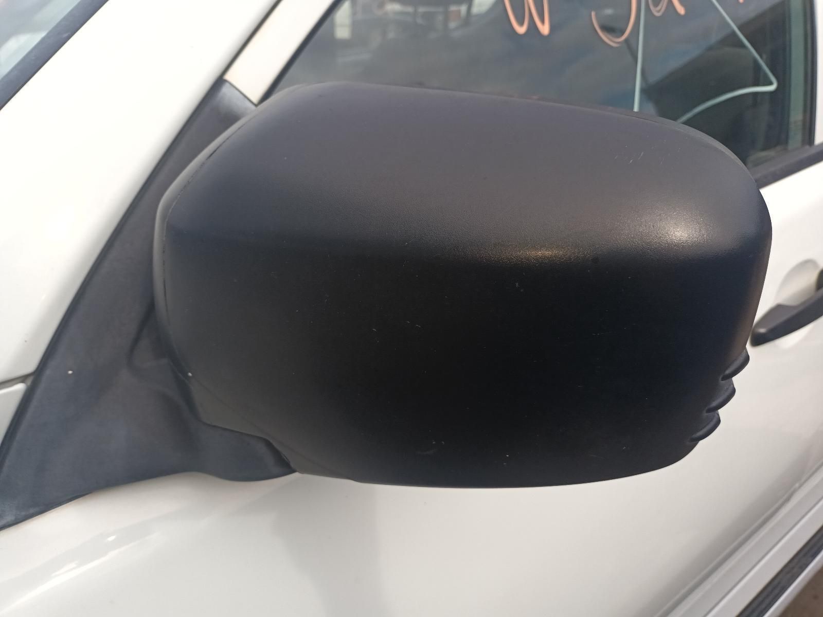 A Close Up of a Black Side Mirror on a White Car — South West 4WD Wreckers In Brisbane, QLD