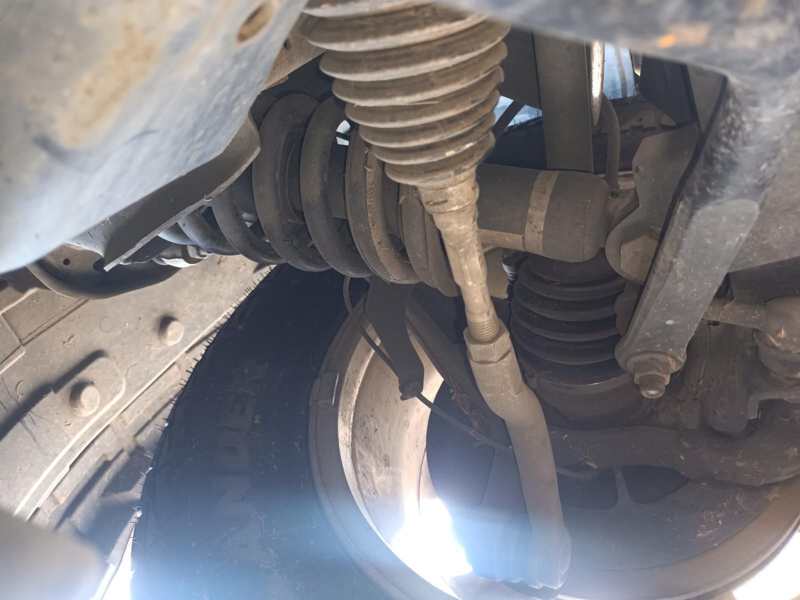 A Close Up of a Suspension System on a Car — South West 4WD Wreckers In Brisbane, QLD