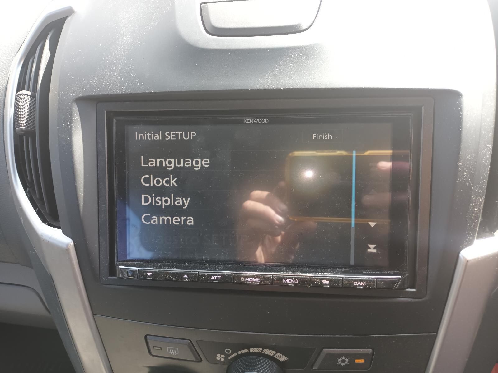 A Car Radio with a Screen Showing Initial Setup — South West 4WD Wreckers In Brisbane, QLD