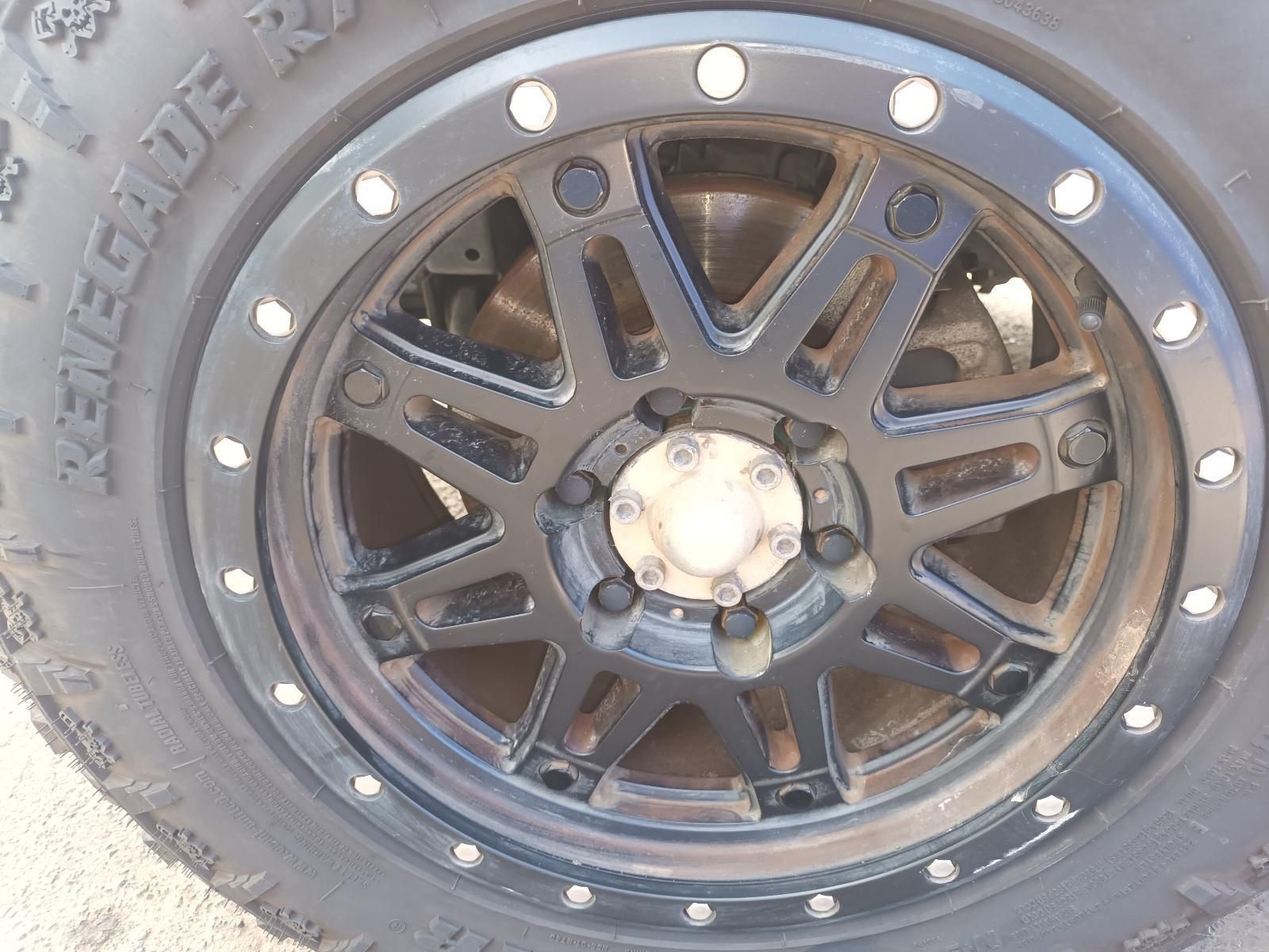 A Close Up of a Tire and Wheel on a Vehicle — South West 4WD Wreckers In Brisbane, QLD