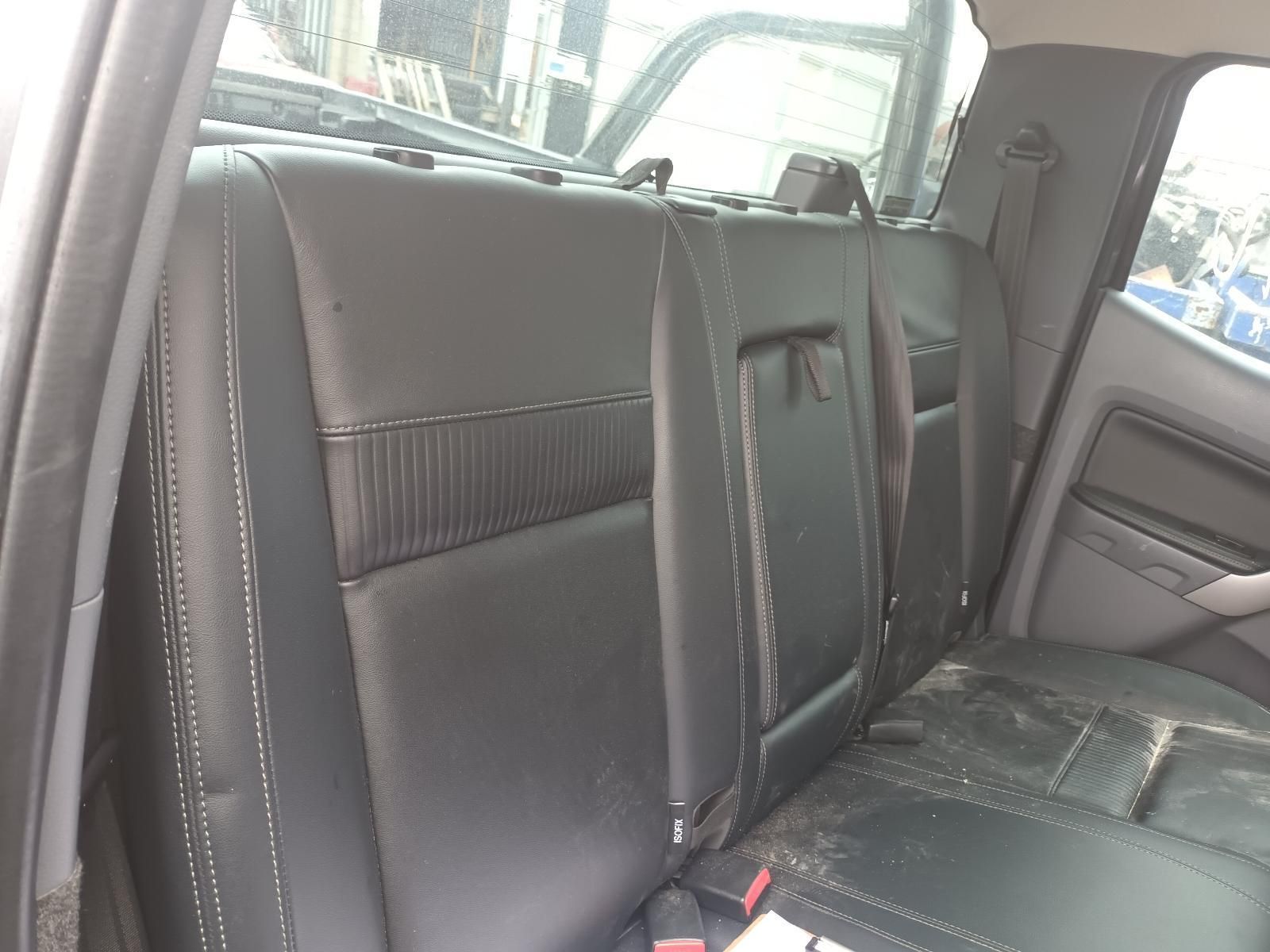 The Back Seat of a White Truck with Black Leather Seats — South West 4WD Wreckers In Brisbane, QLD