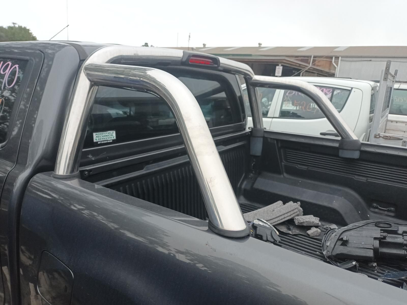 A Black Truck with a Stainless Steel Bar in the Bed — South West 4WD Wreckers In Brisbane, QLD