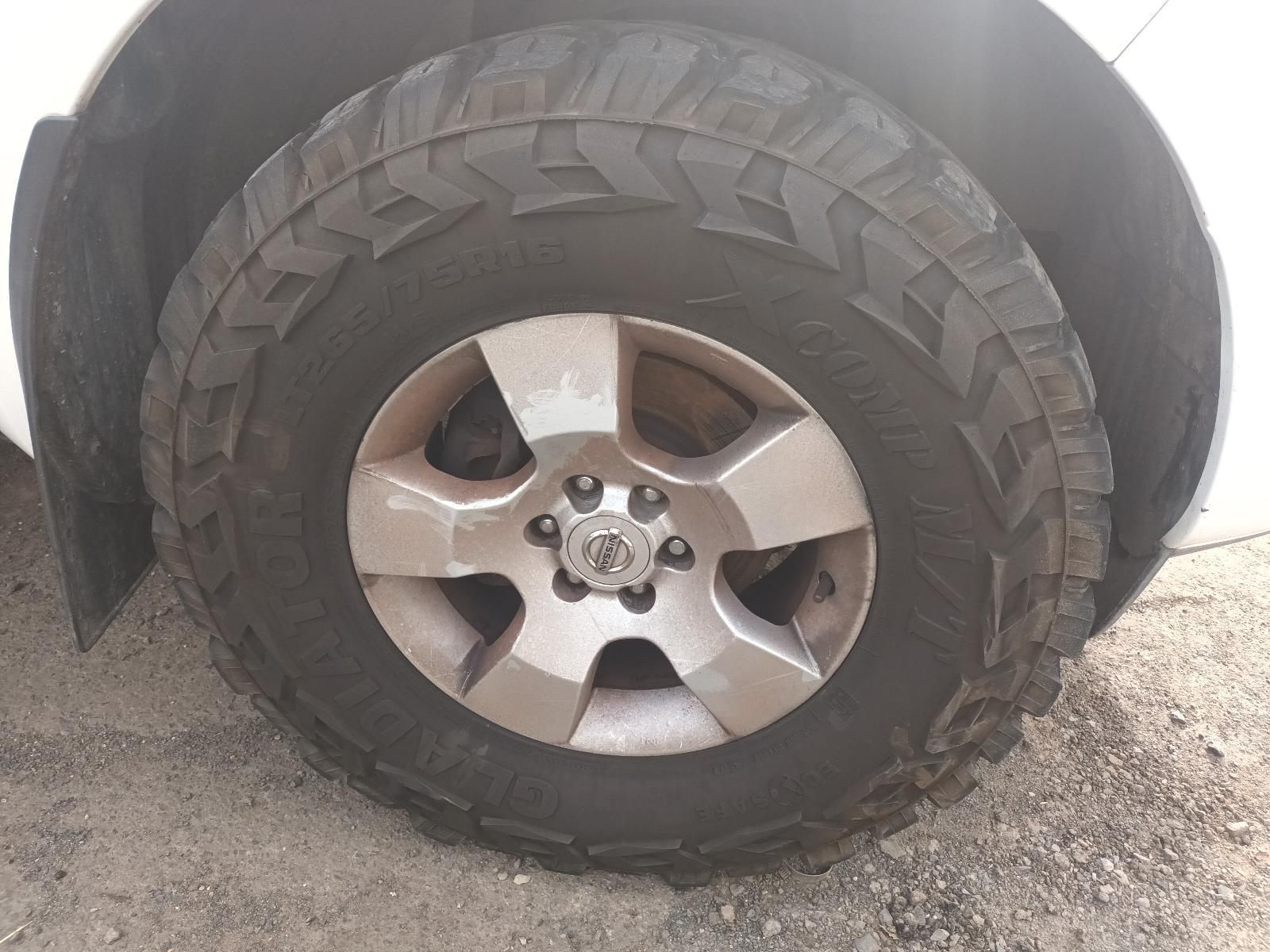 A Close Up of a Tire on a White Truck — South West 4WD Wreckers In Brisbane, QLD
