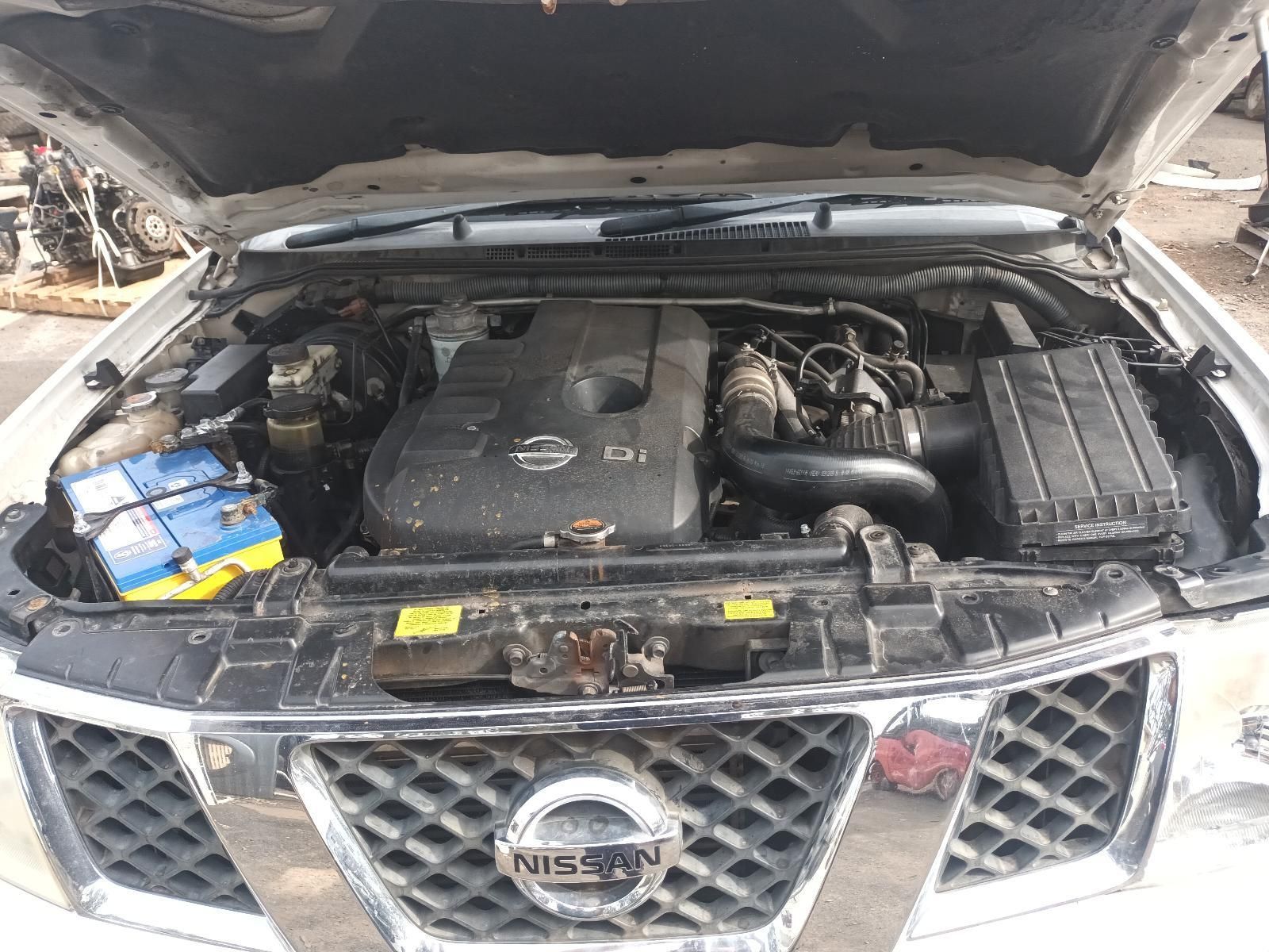 The Engine of a Nissan Truck is Shown with the Hood Open — South West 4WD Wreckers In Brisbane, QLD