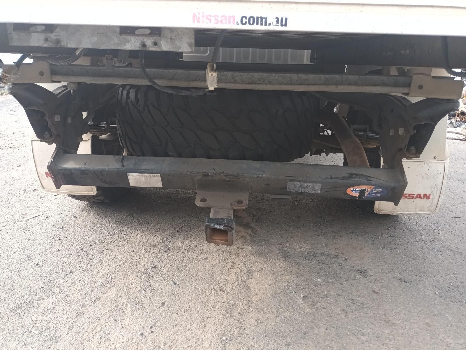 The Back of a Truck with a Trailer Hitch Attached to It — South West 4WD Wreckers In Brisbane, QLD