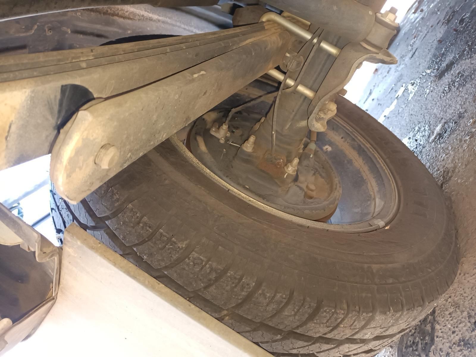 A Close Up of a Car's Rear Suspension and Tire — South West 4WD Wreckers in Harristown, QLD