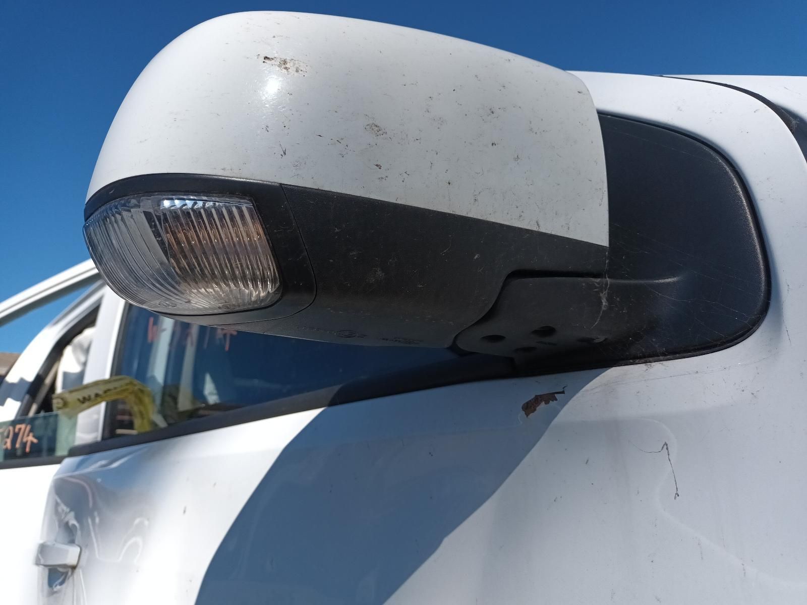 A Close Up of a Side View Mirror on a White Truck — South West 4WD Wreckers in Harristown, QLD
