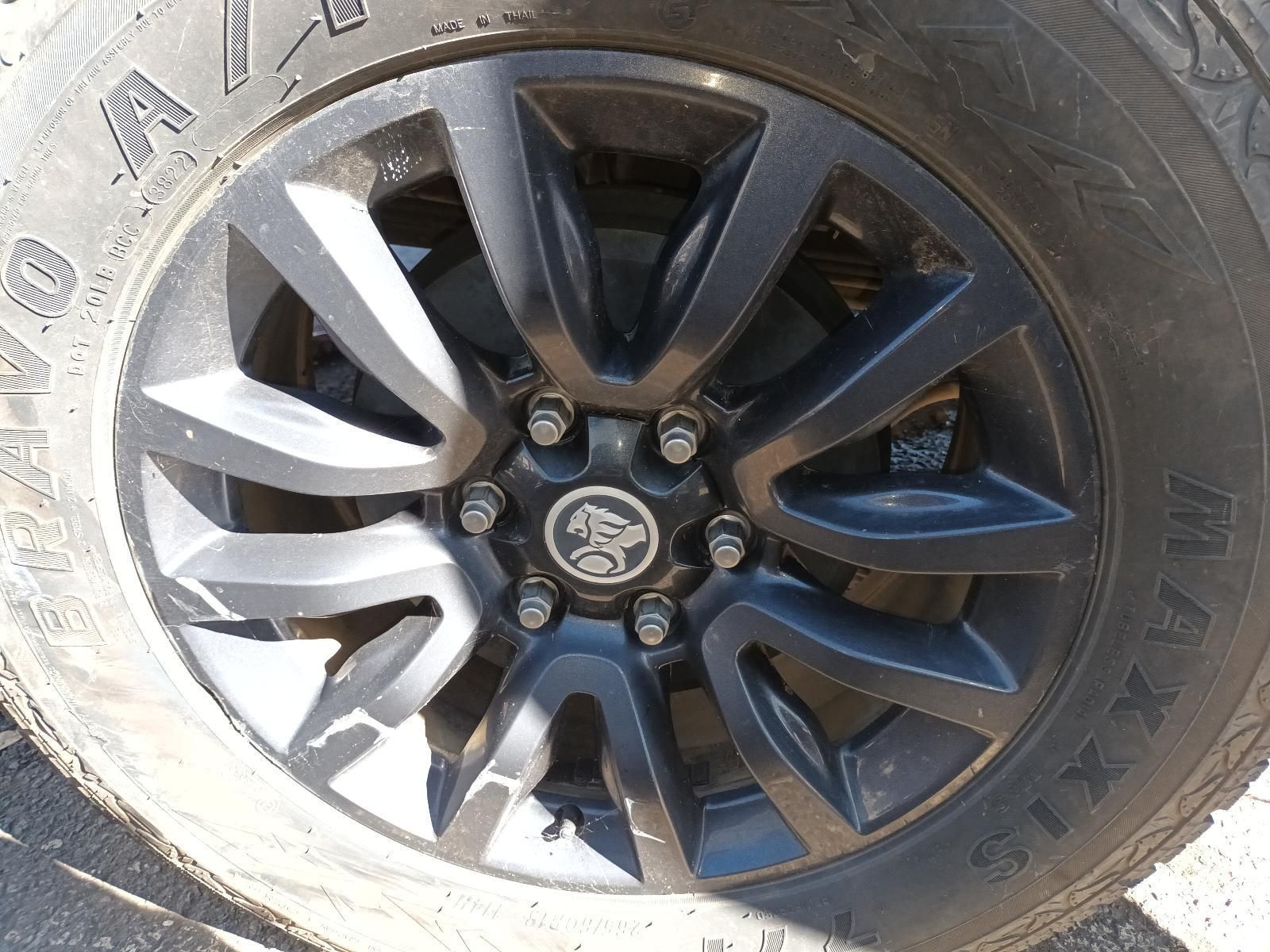 A Close Up of a Black Wheel on a Car — South West 4WD Wreckers in Harristown, QLD