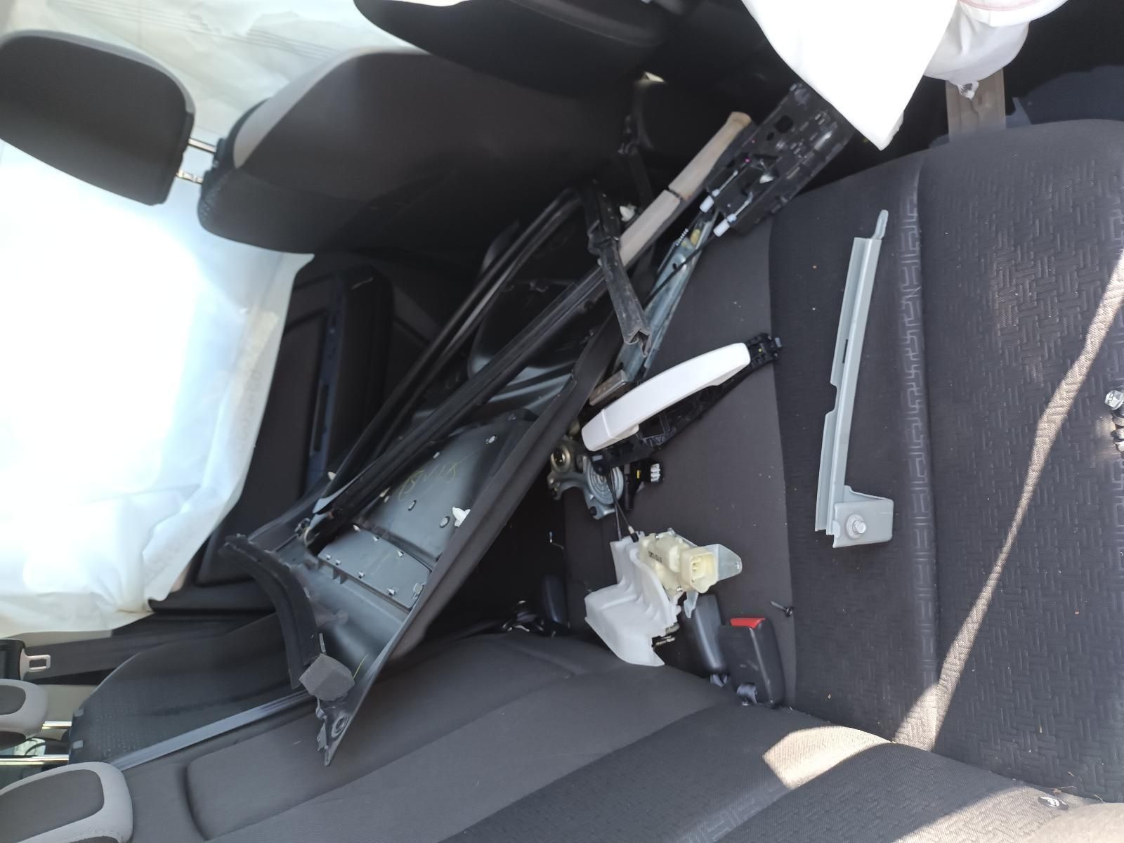 The Back Seat of a Car That Has Been Damaged — South West 4WD Wreckers in Harristown, QLD