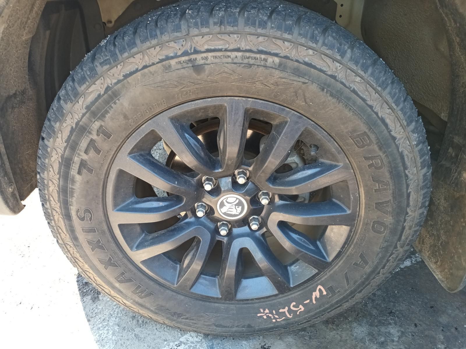 A Close Up of a Black Tire on a Car — South West 4WD Wreckers in Harristown, QLD