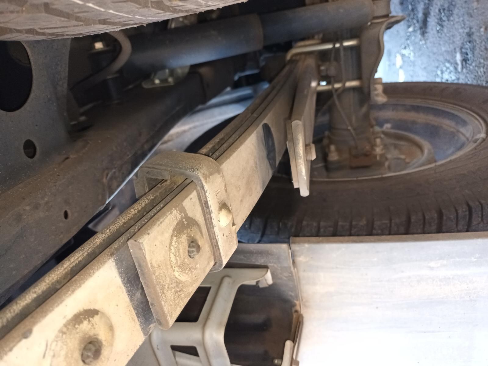 A Close Up of a Leaf Spring on a Car — South West 4WD Wreckers in Harristown, QLD