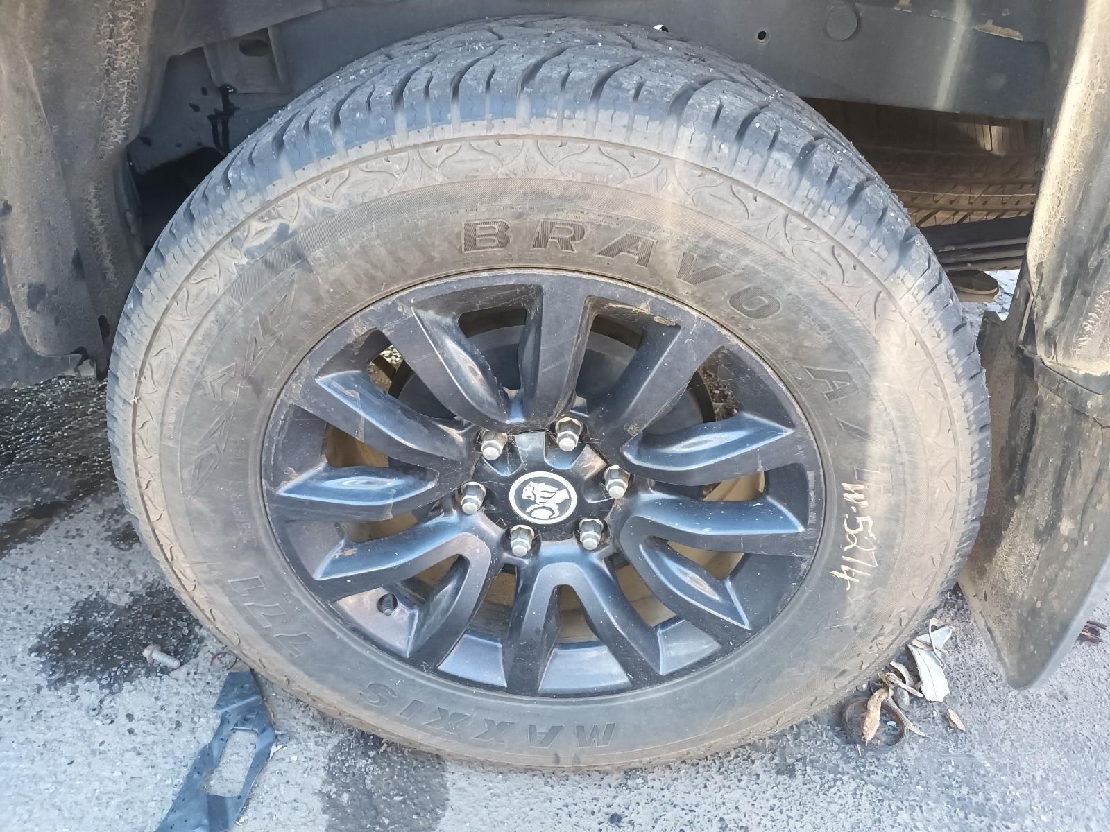 A Close Up of a Tire on a Car with a Black Rim — South West 4WD Wreckers in Harristown, QLD