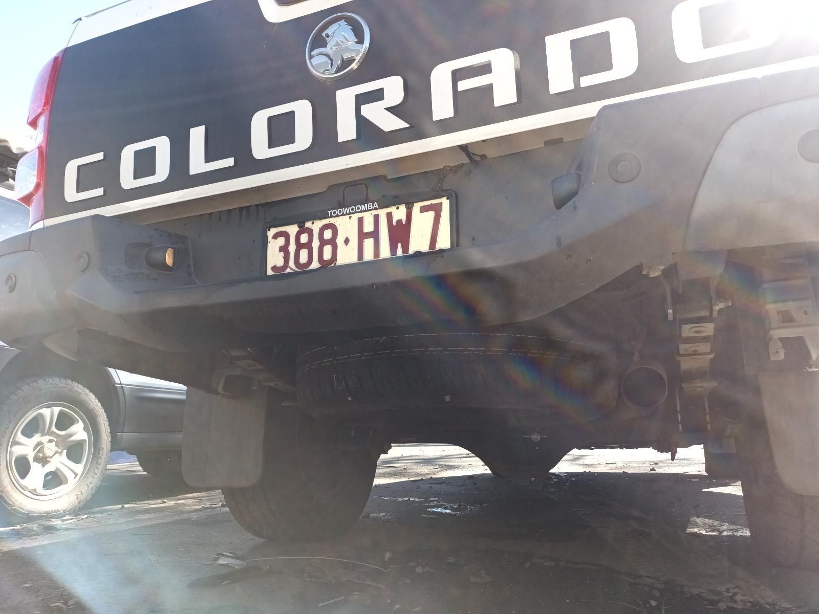 A Colorado Truck with a License Plate — South West 4WD Wreckers in Harristown, QLD
