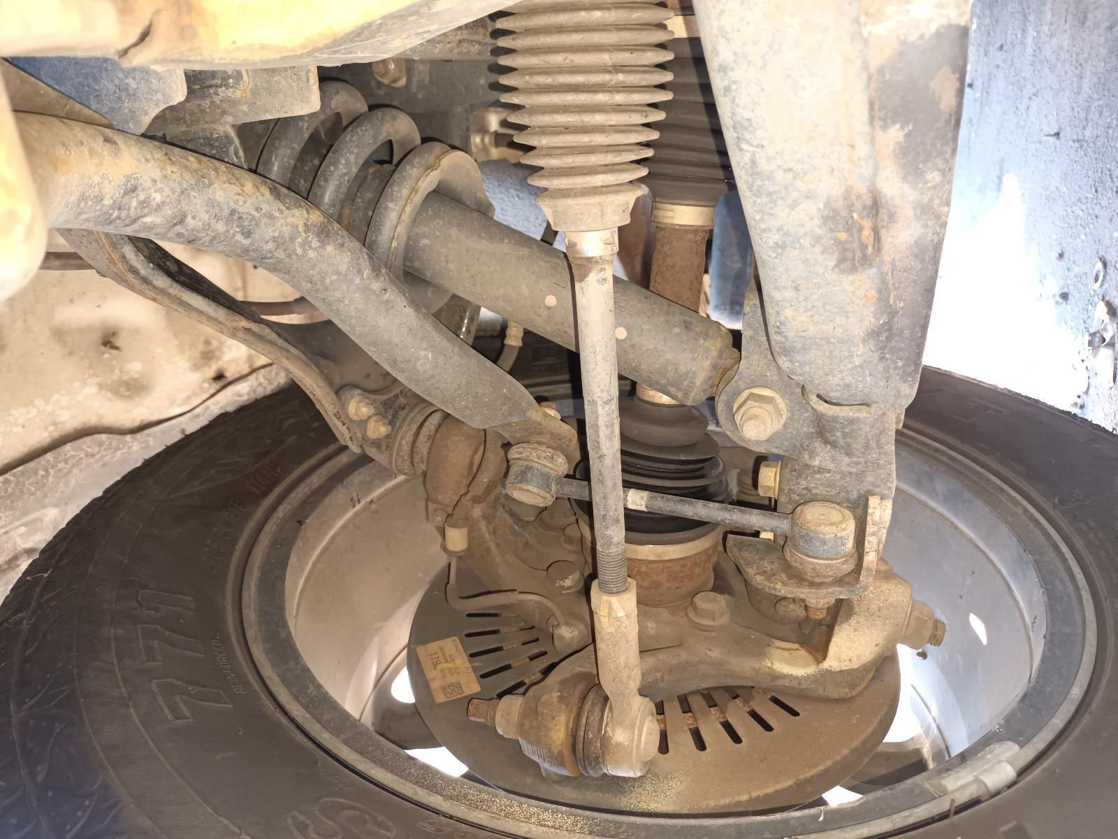 A Close Up of a Car's Suspension and Wheel — South West 4WD Wreckers in Harristown, QLD