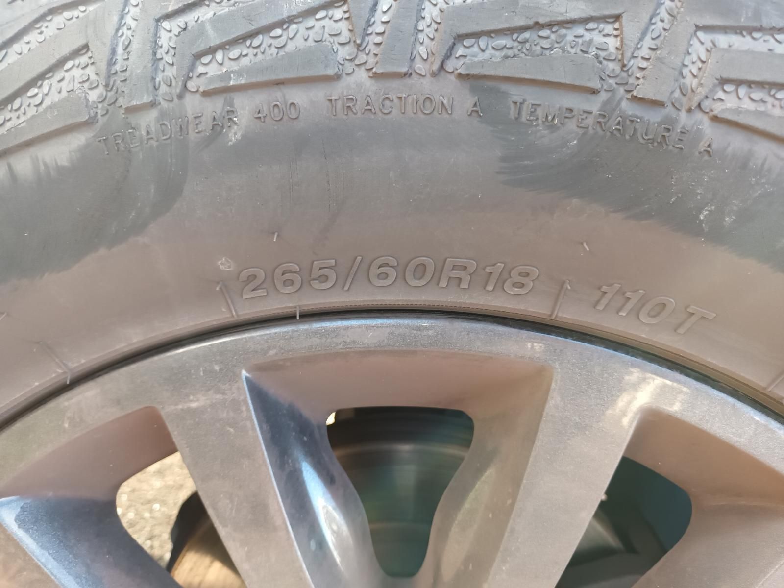 A Close Up of a Tire on a Car Wheel — South West 4WD Wreckers In Harristown, QLD