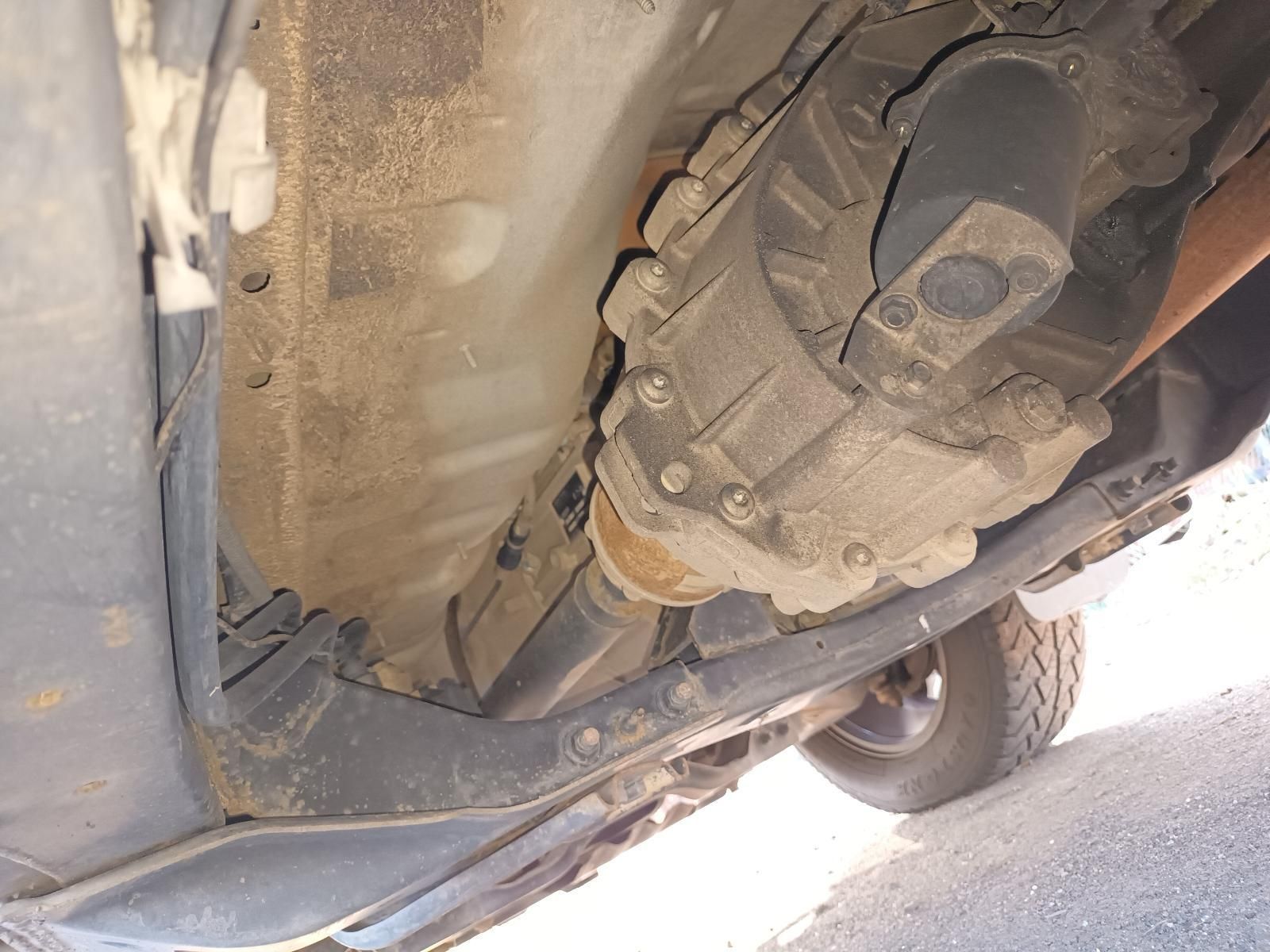 A Close Up of the Underside of a Car Showing the Rear Differential — South West 4WD Wreckers In Harristown, QLD