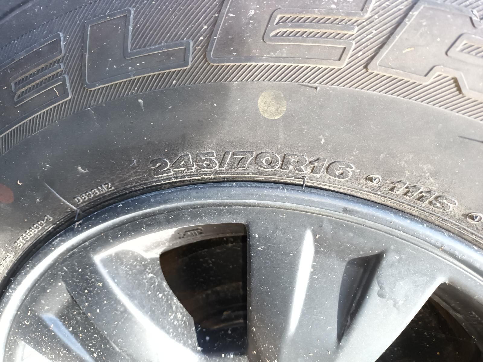 A Close Up of a Tire on a Car Wheel — South West 4WD Wreckers in Harristown, QLD
