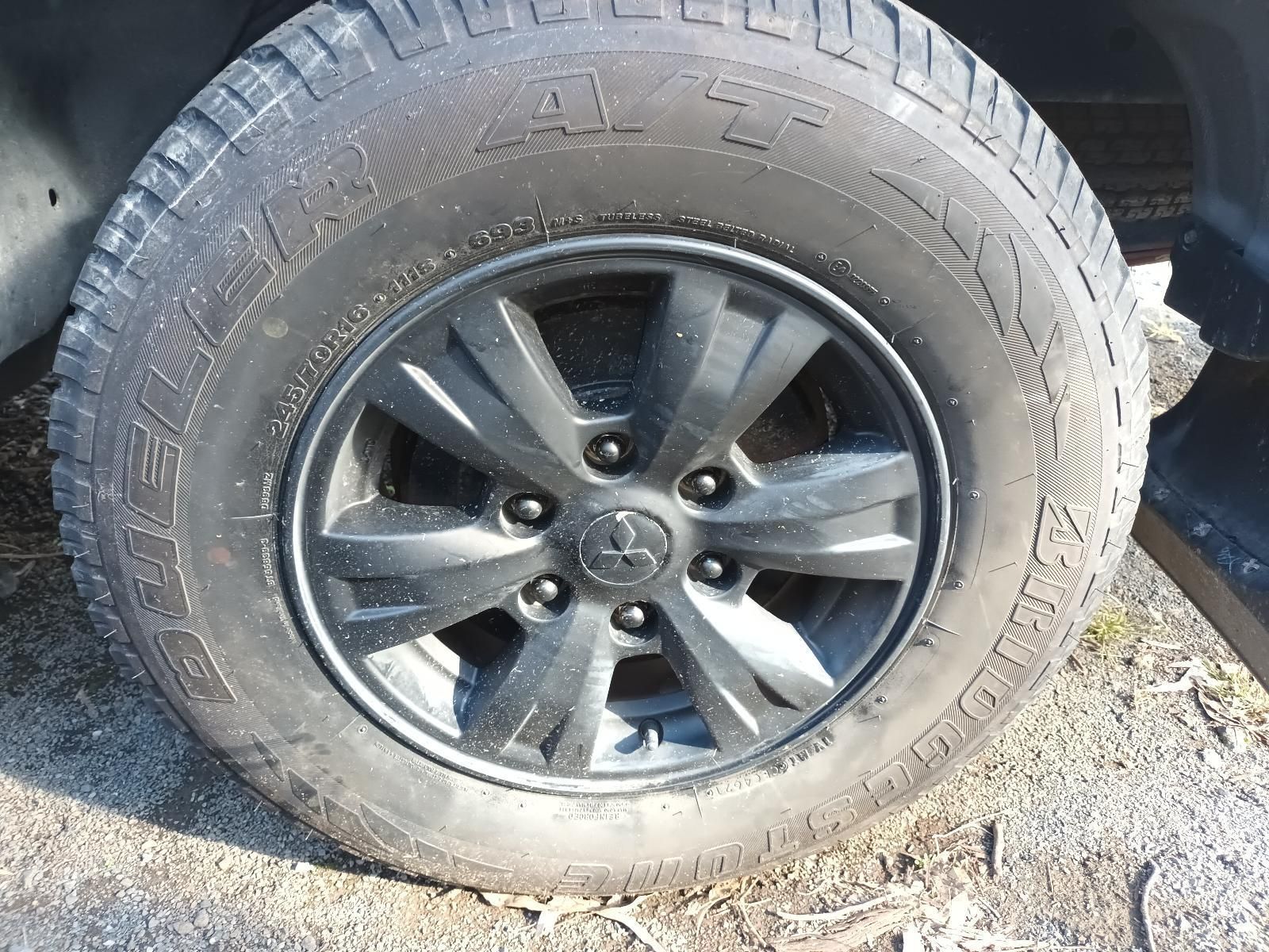 A Close Up of a Black Tire on a Car — South West 4WD Wreckers in Harristown, QLD