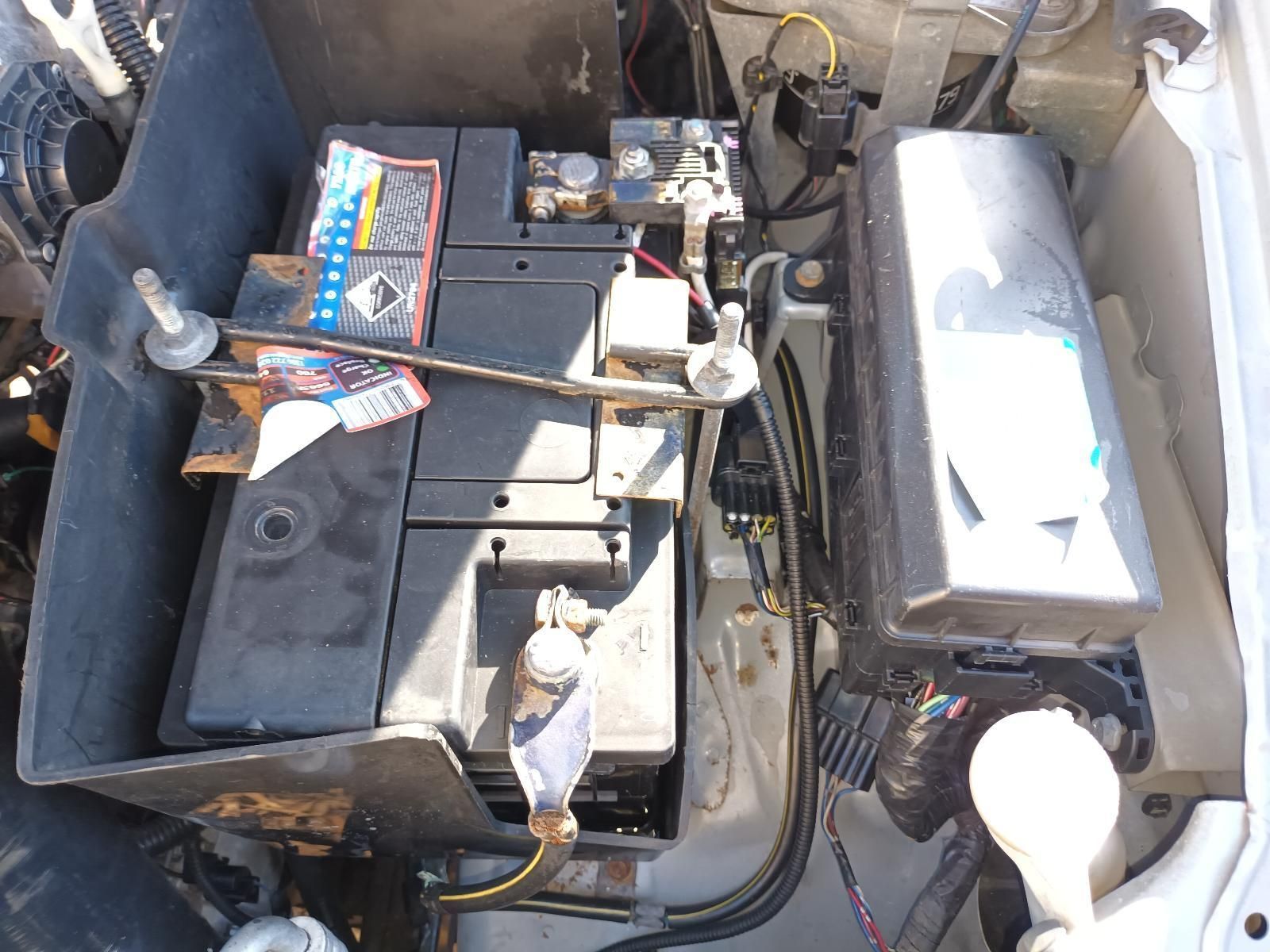 A Car Battery is Sitting in the Trunk of a Car — South West 4WD Wreckers in Harristown, QLD
