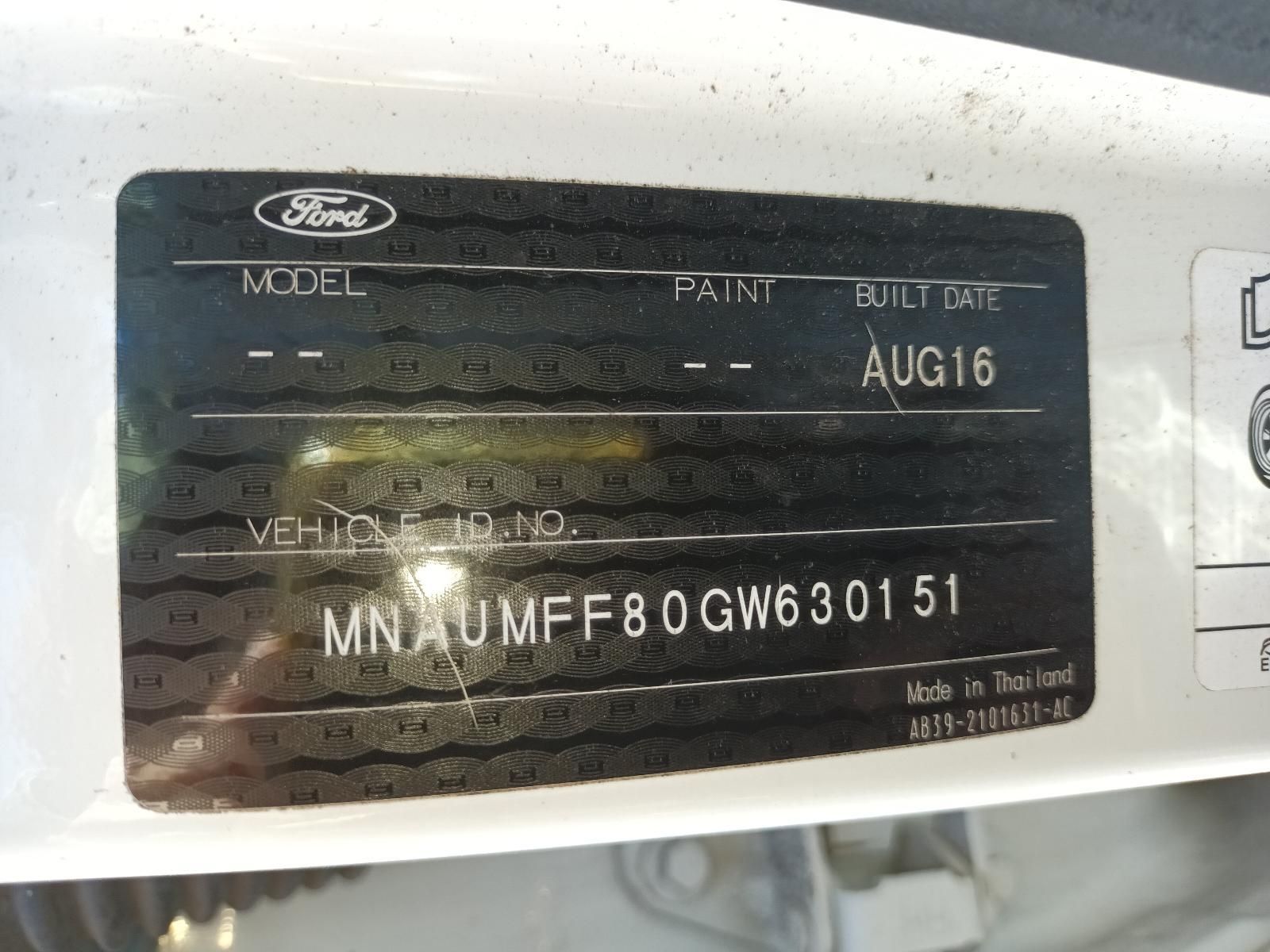 A Close Up of a Ford Sticker on the Side of a Car — South West 4WD Wreckers in Harristown, QLD