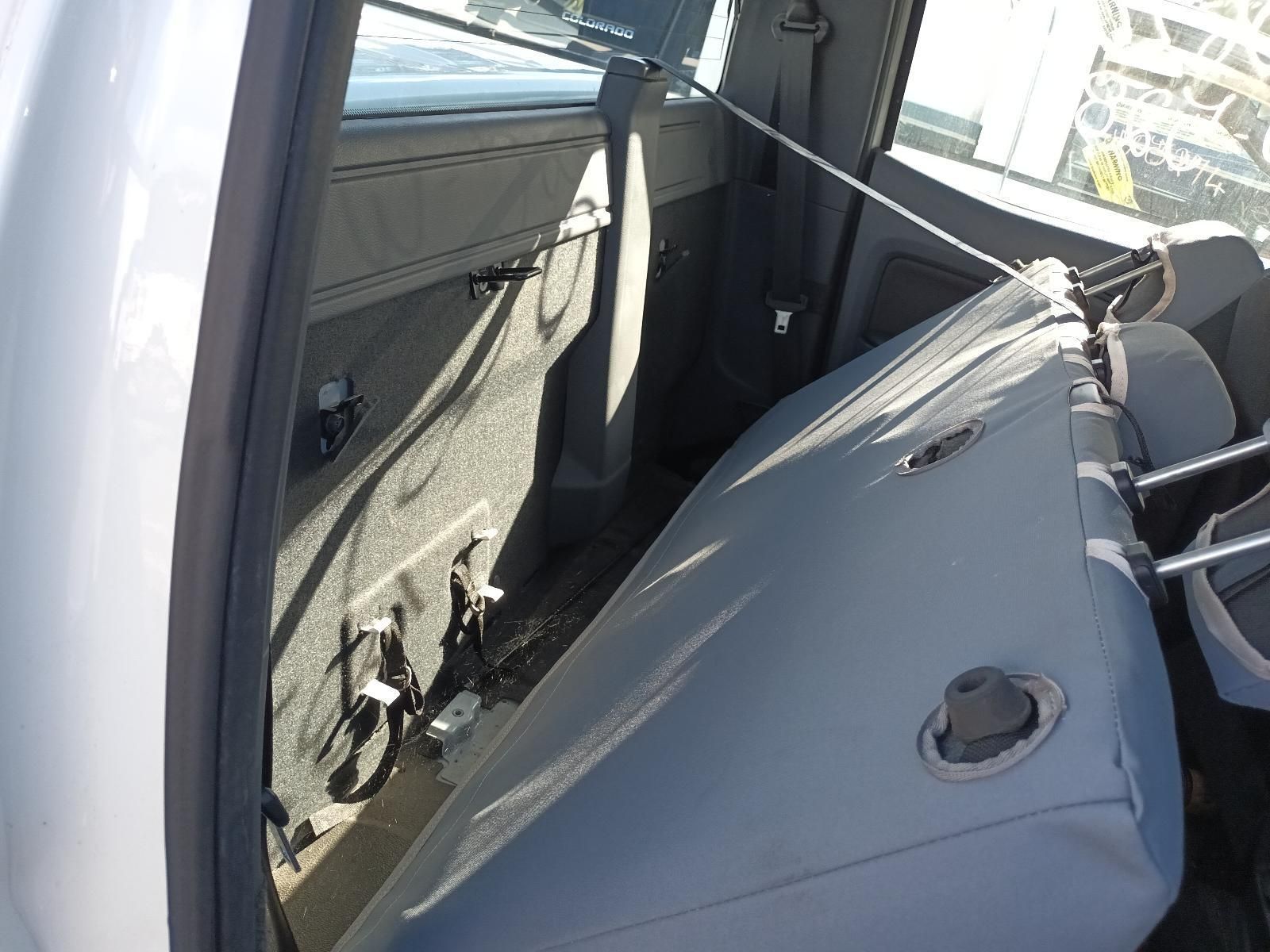 The Back Seat of a Silver Truck with a Broken Seat Belt — South West 4WD Wreckers in Harristown, QLD