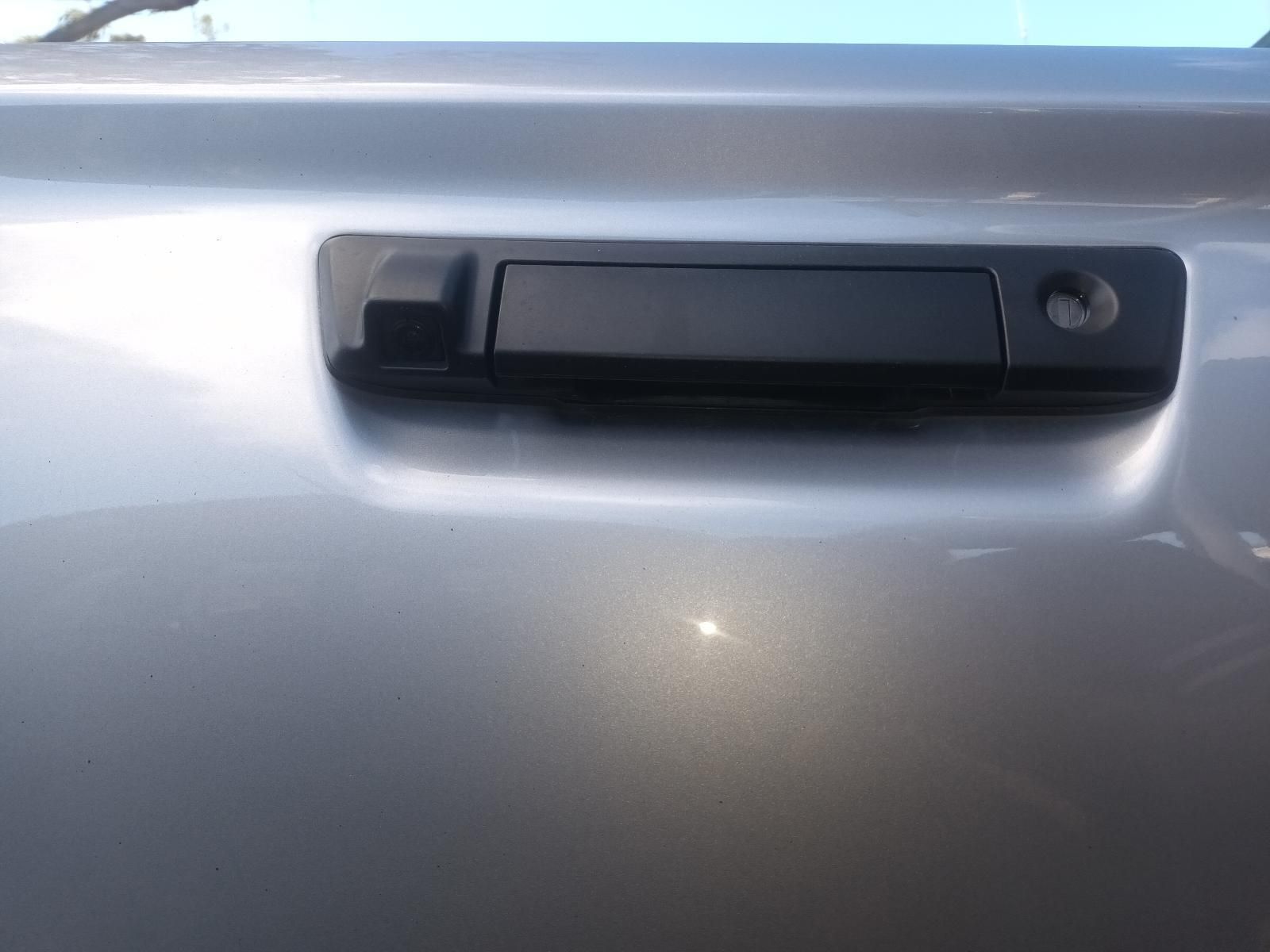 A Close Up of a Black Door Handle on a Silver Truck — South West 4WD Wreckers in Harristown, QLD