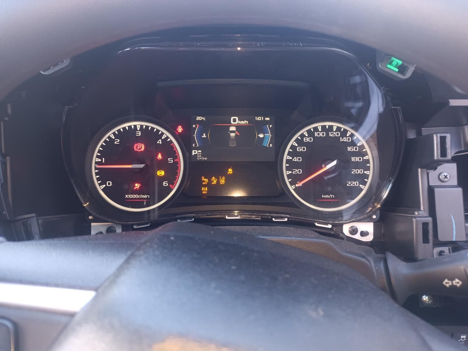 A Close Up of a Car Dashboard with a Digital Display — South West 4WD Wreckers in Harristown, QLD