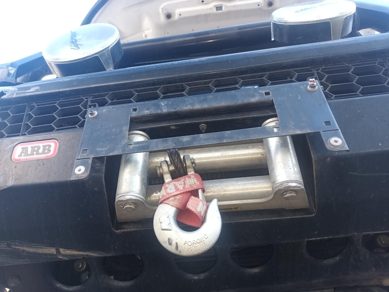 A Winch is Attached to the Front of a Vehicle — South West 4WD Wreckers in Harristown, QLD