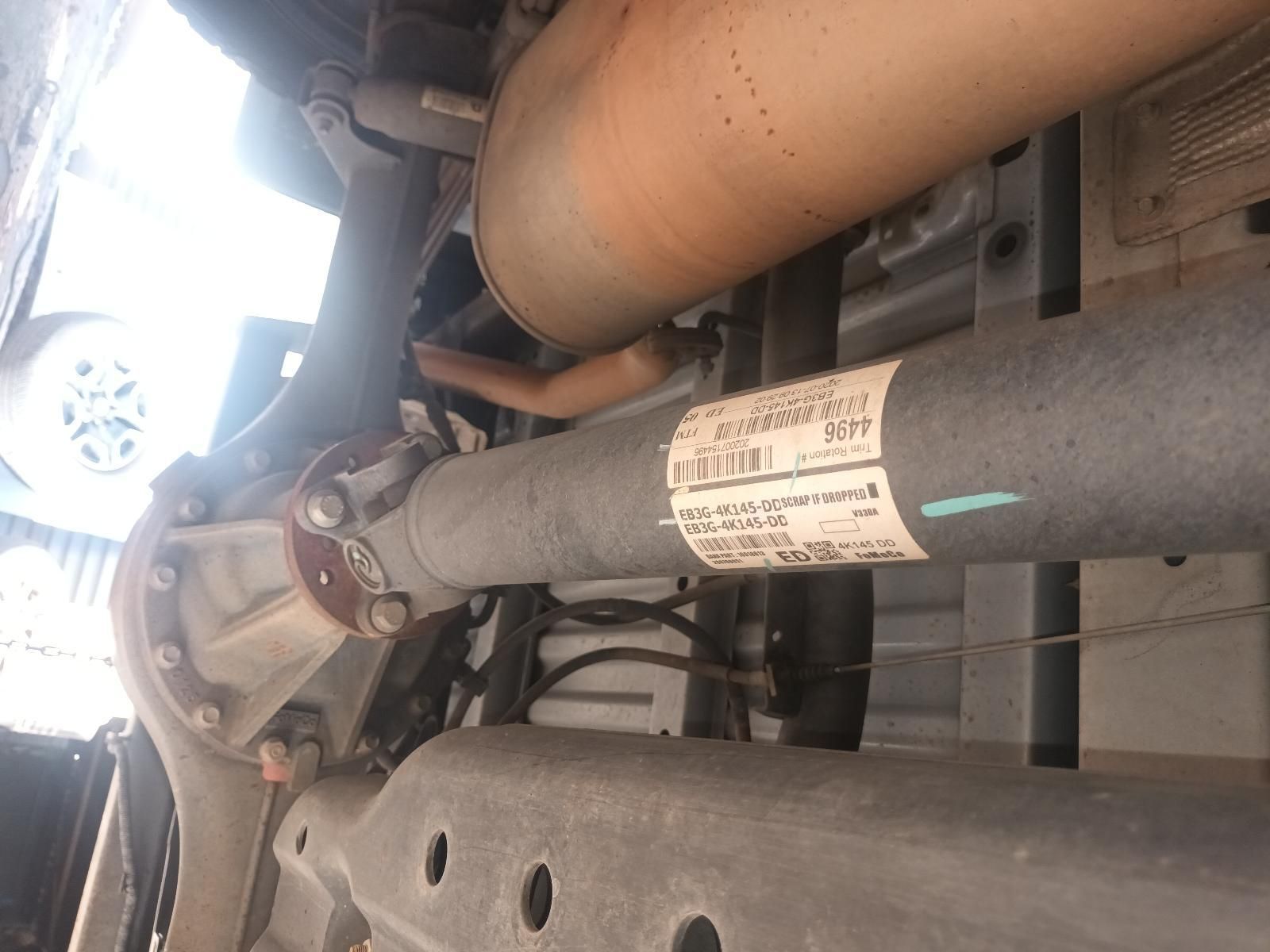 A Close Up of a Exhaust Pipe on the Underside of a Car — South West 4WD Wreckers in Harristown, QLD