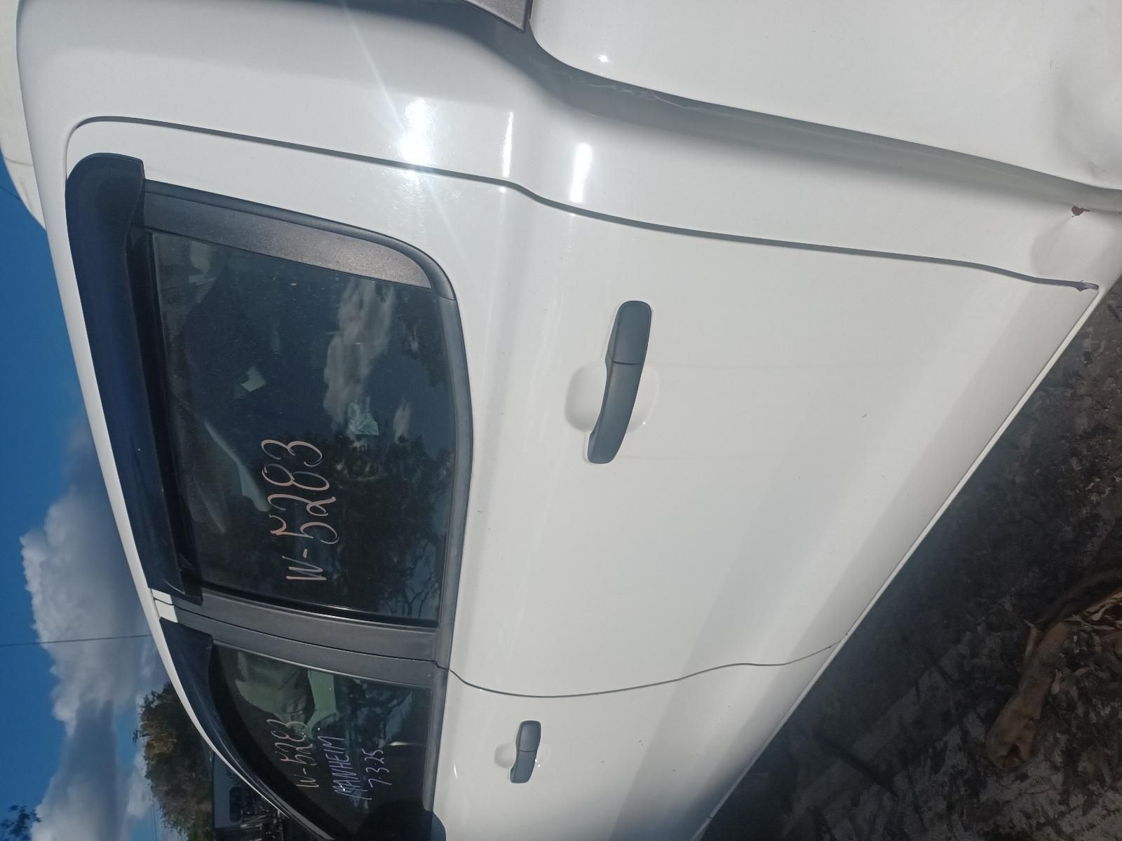 A White Car with a Numbers Written on the Back Window — South West 4WD Wreckers in Harristown, QLD